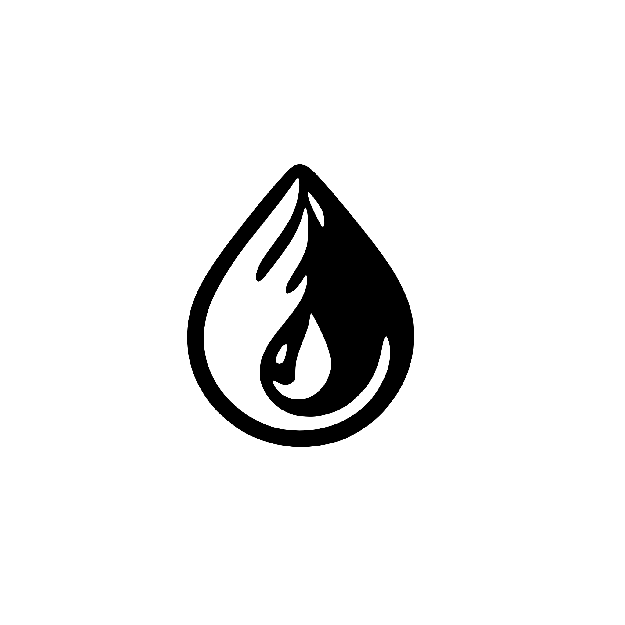 AI-generated SVG of a water droplet splashing