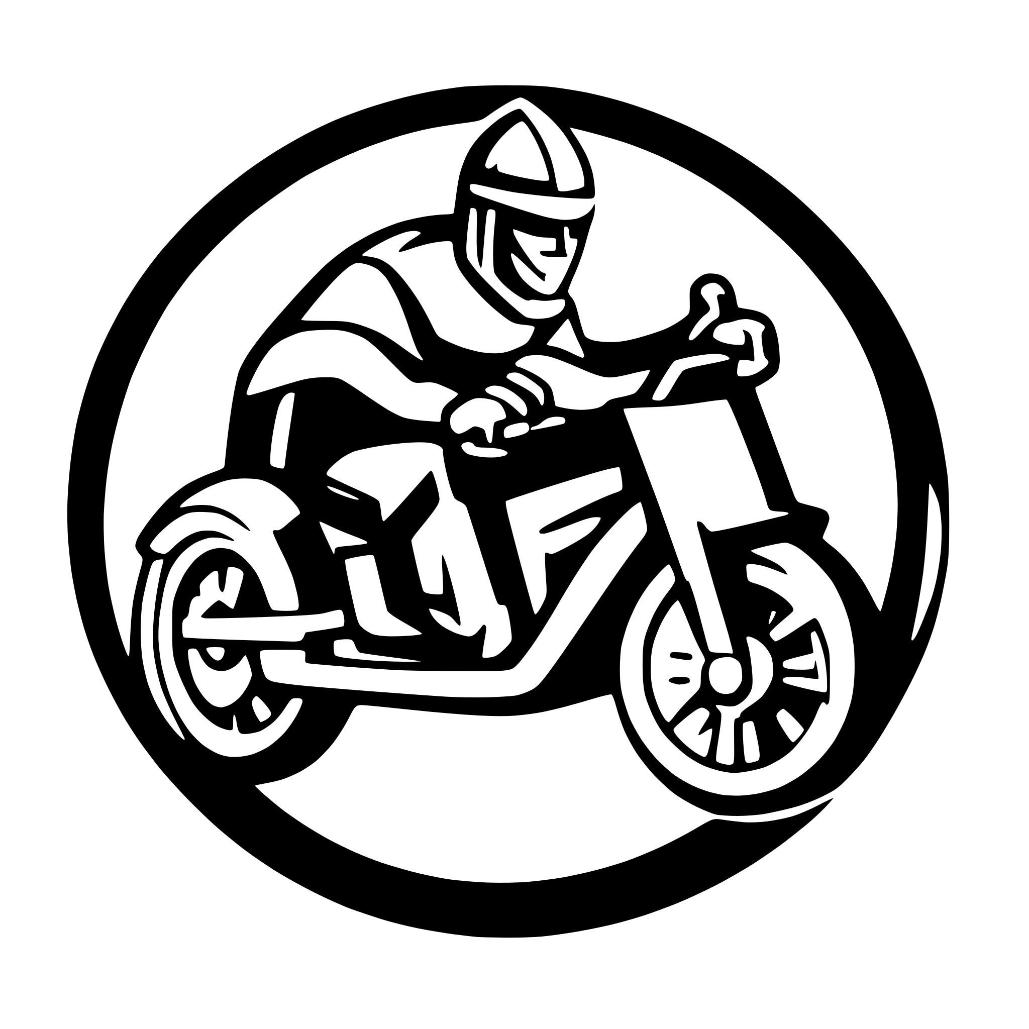AI-generated SVG of 'Pope riding a motorcycle'
