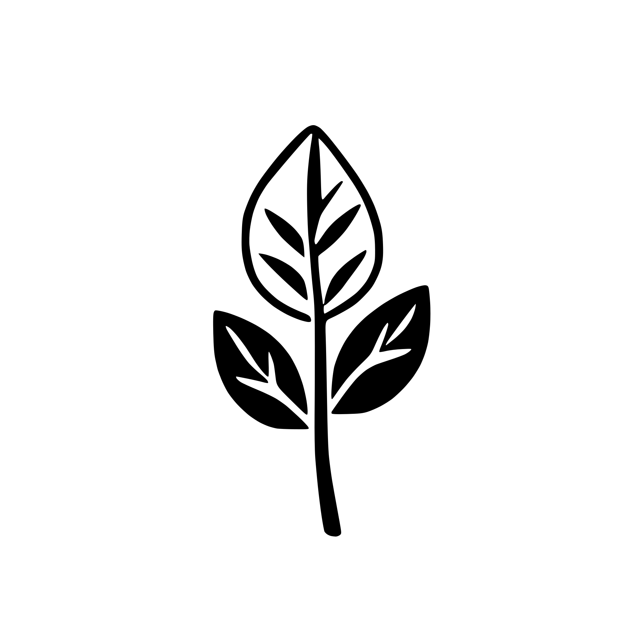 AI-generated SVG of 'a sophora leaf sprout'
