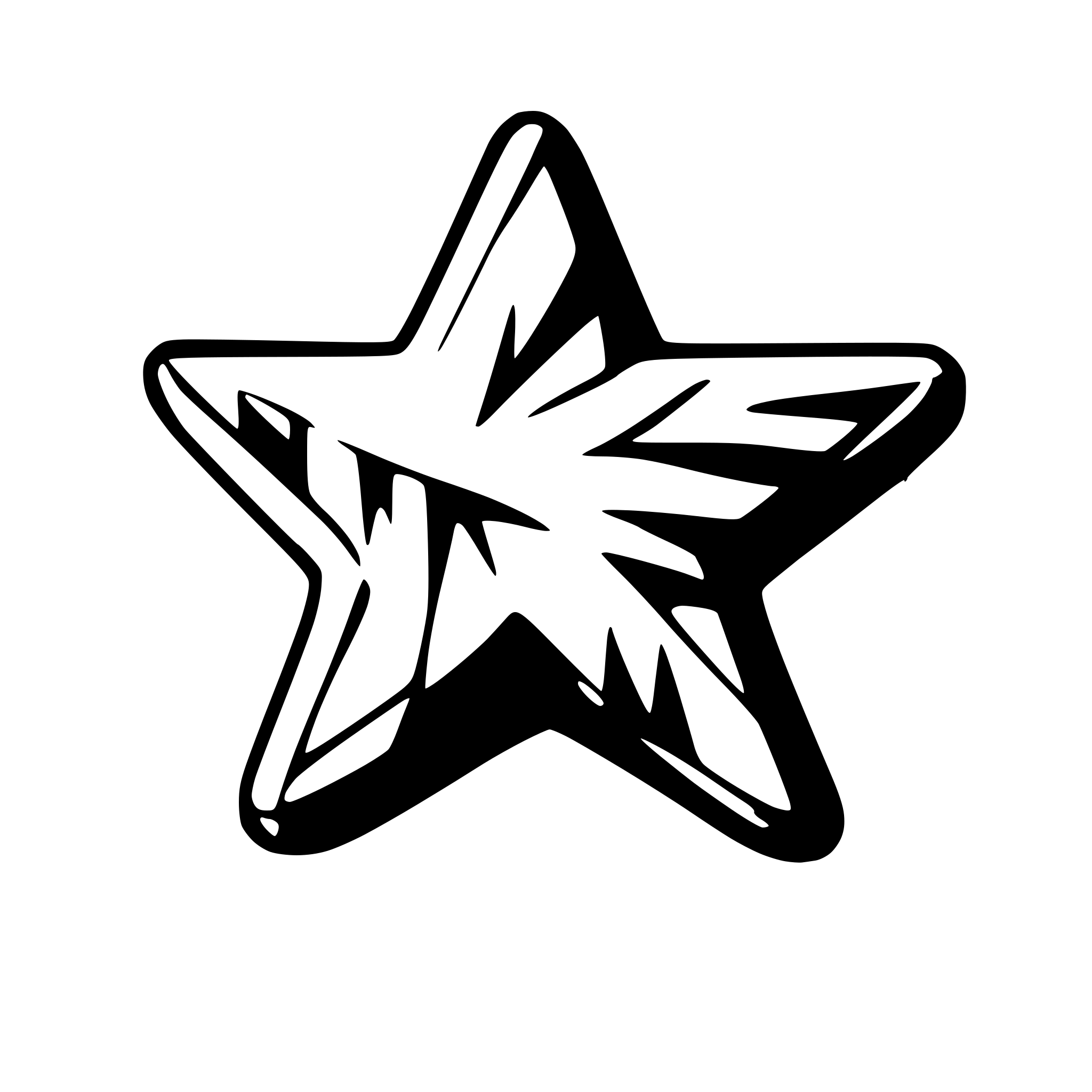 AI-generated SVG of a star