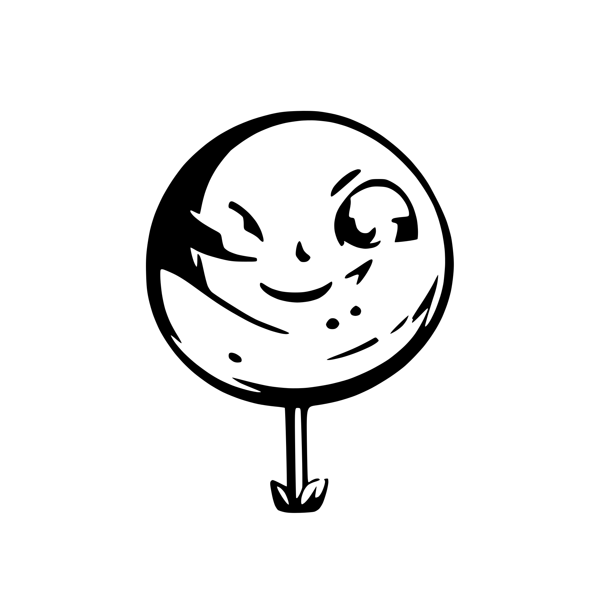 AI-generated SVG of a moon