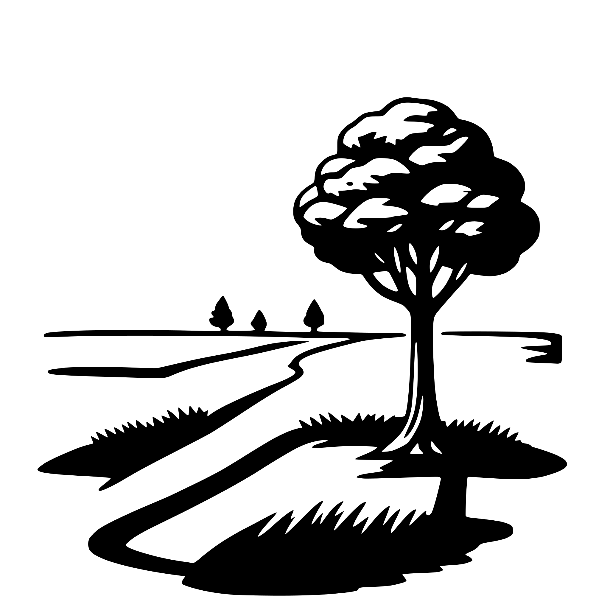 AI-generated SVG of a tree
