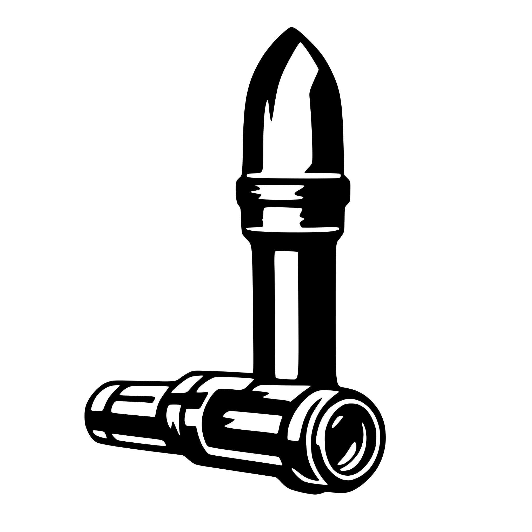 AI-generated SVG of 'flashlight'