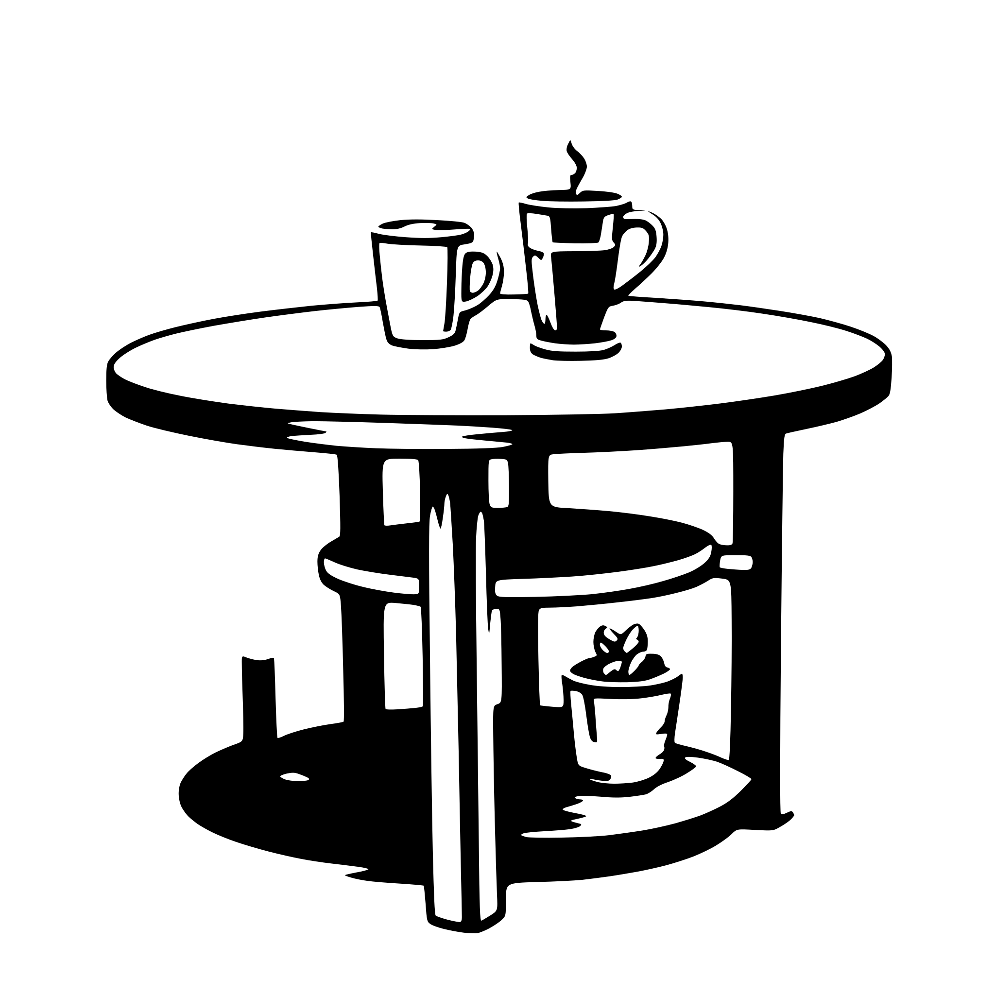 AI-generated SVG of 'coffee table'