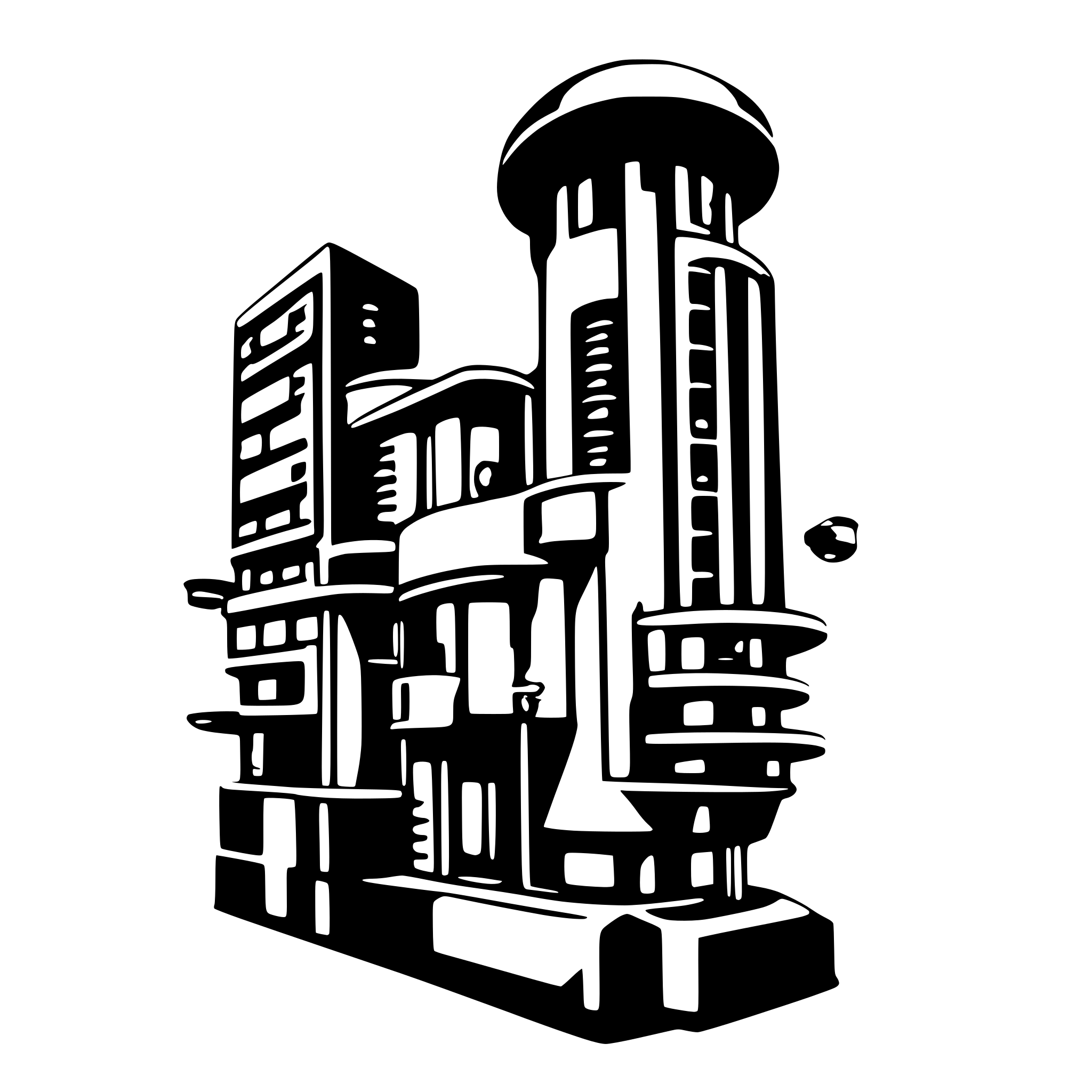 AI-generated SVG of 'credo econell next blueprint'