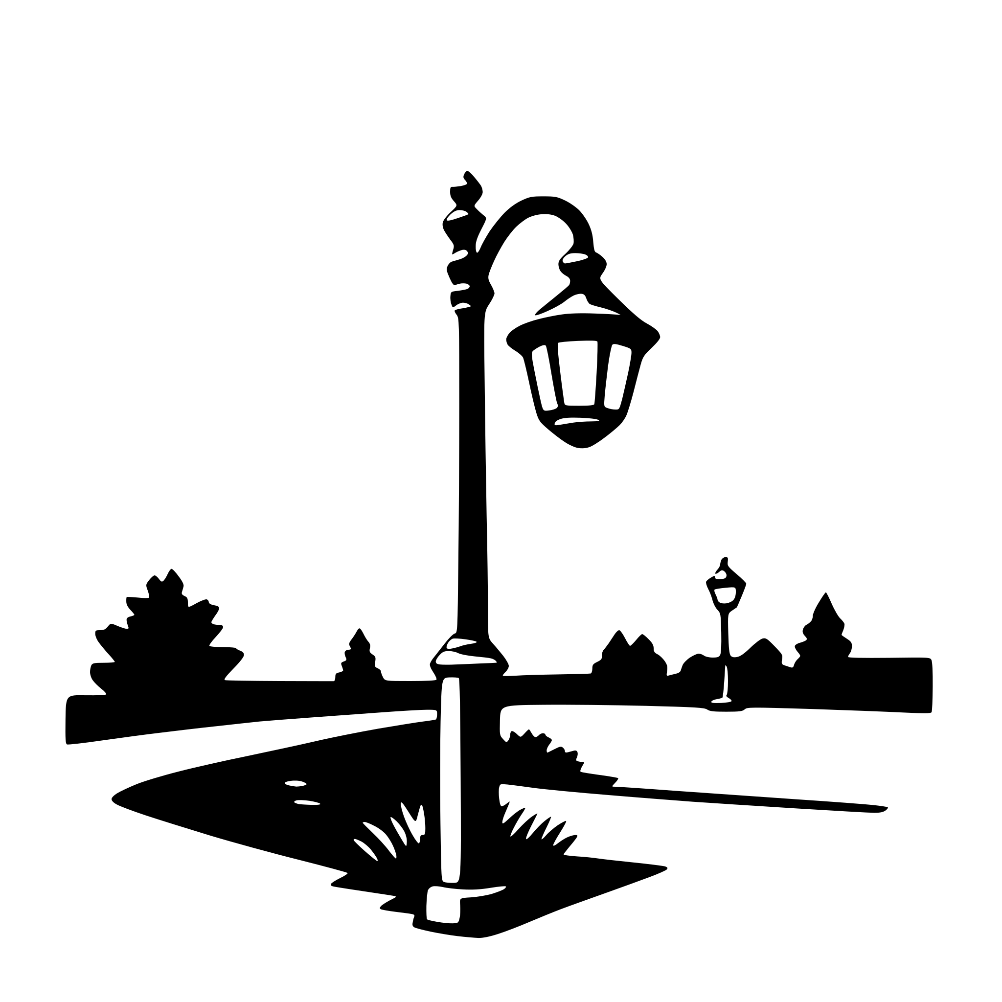 AI-generated SVG of 'street light'