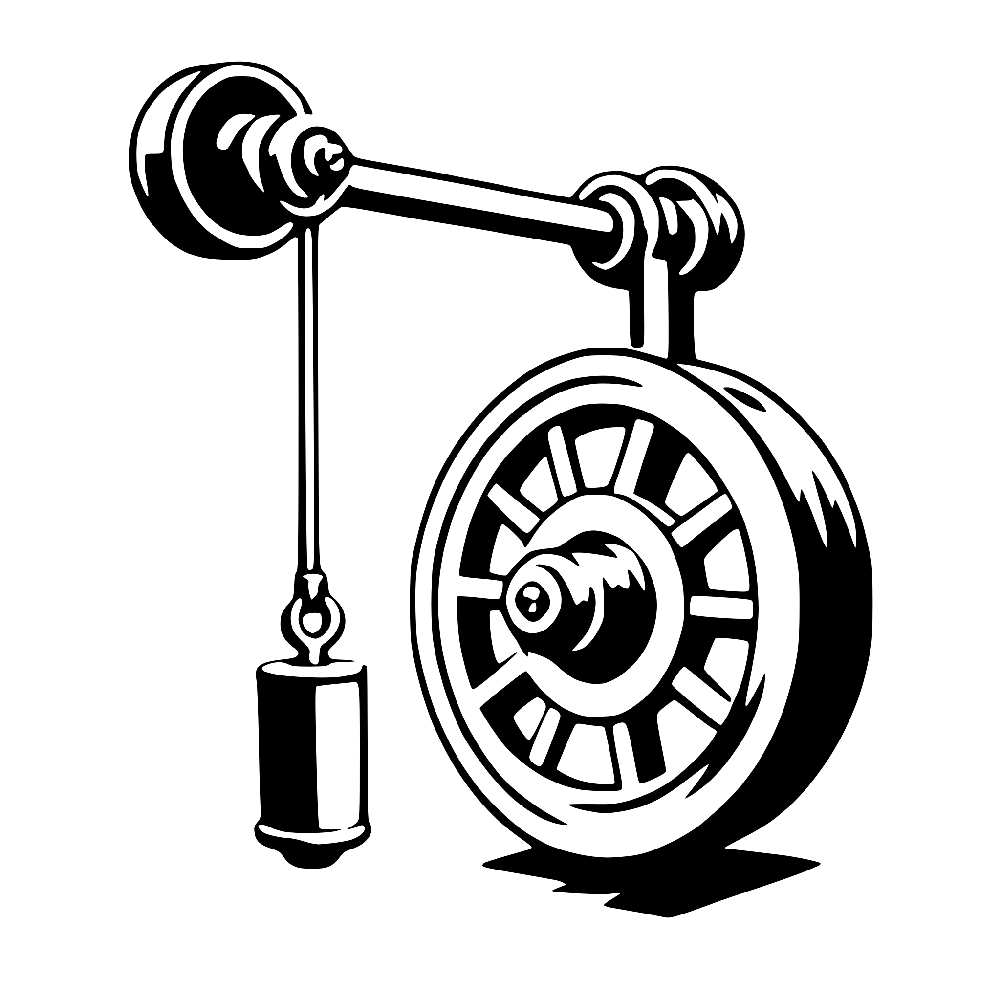 AI-generated SVG of 'pulley'