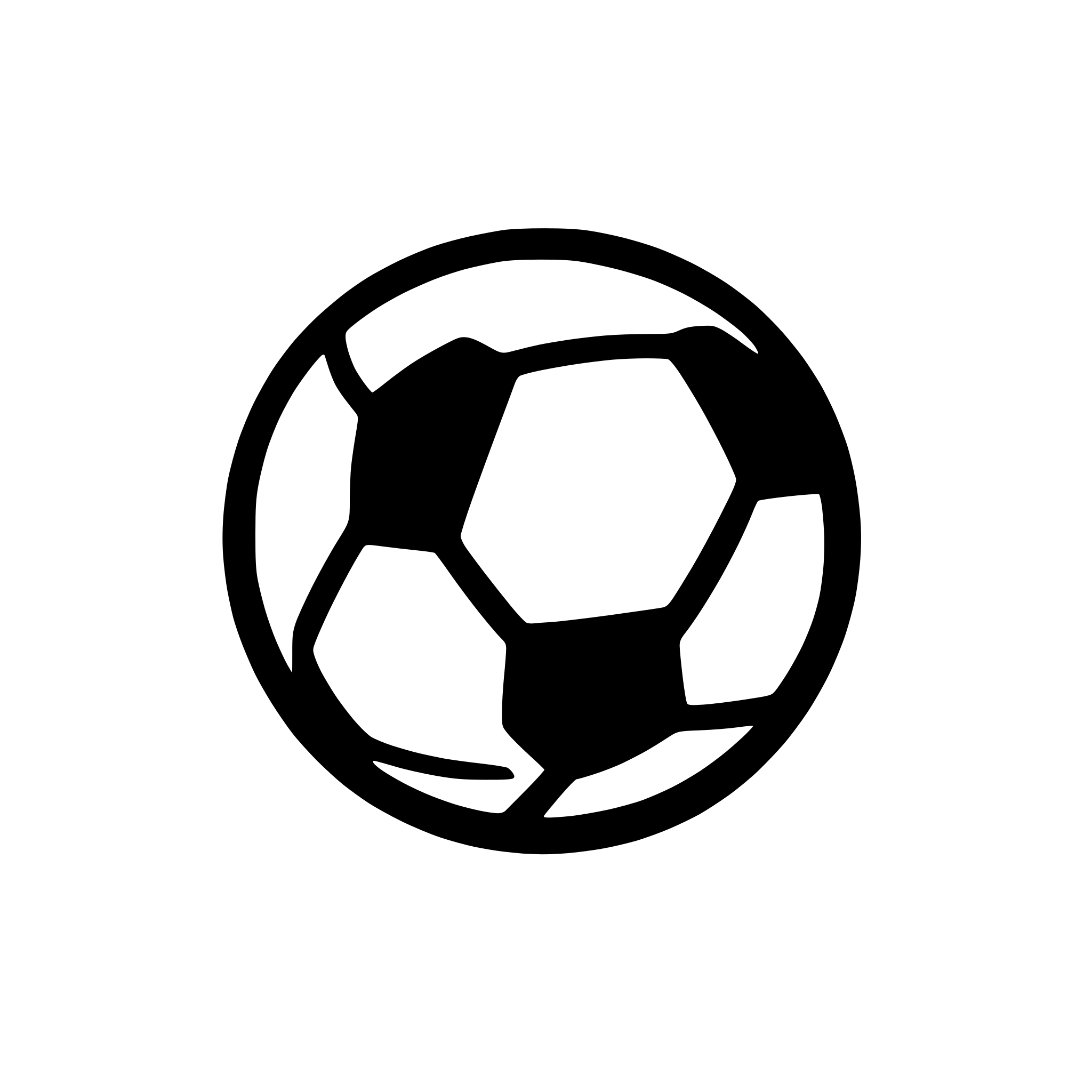 AI-generated SVG of a old leather soccer ball icon