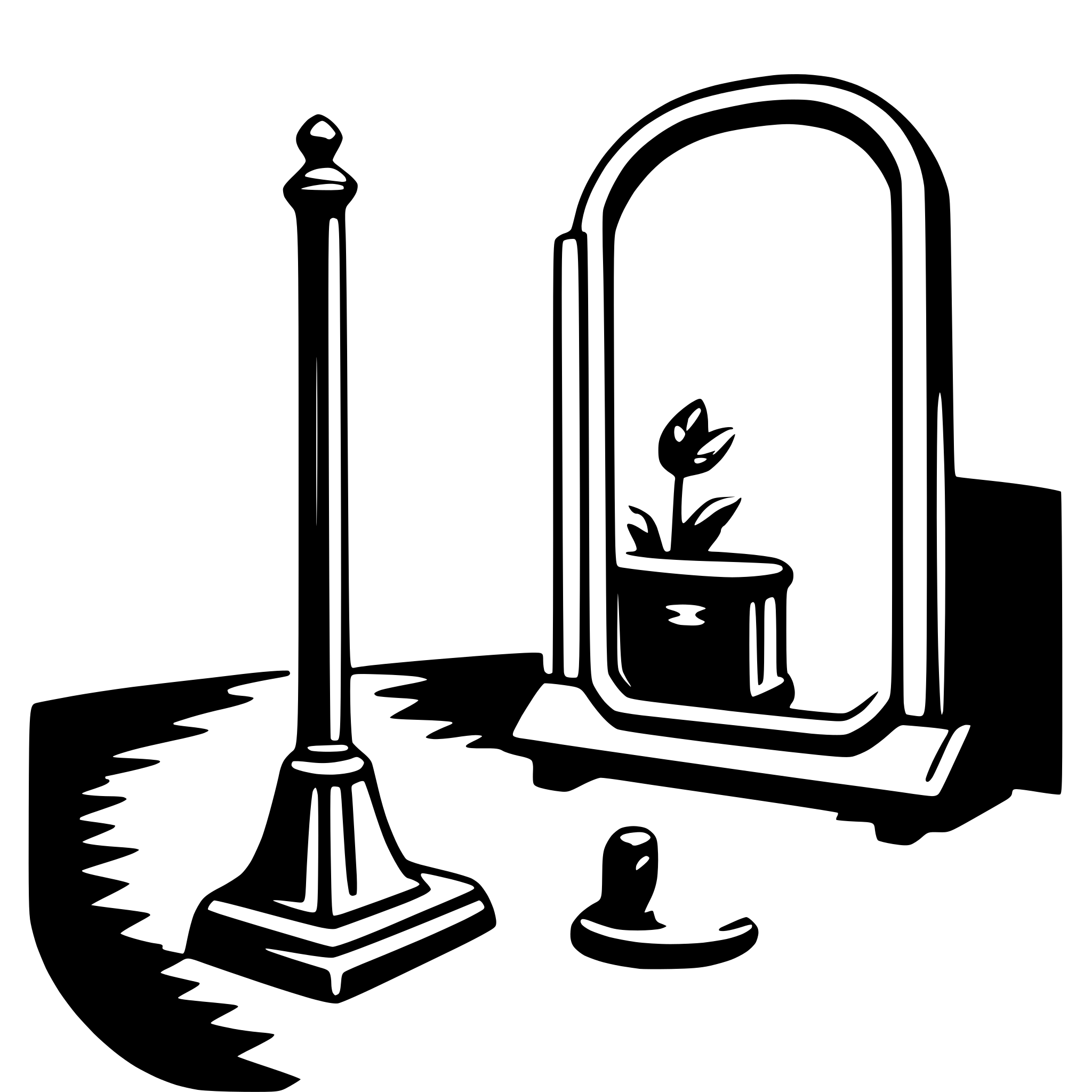 AI-generated SVG of a mirror