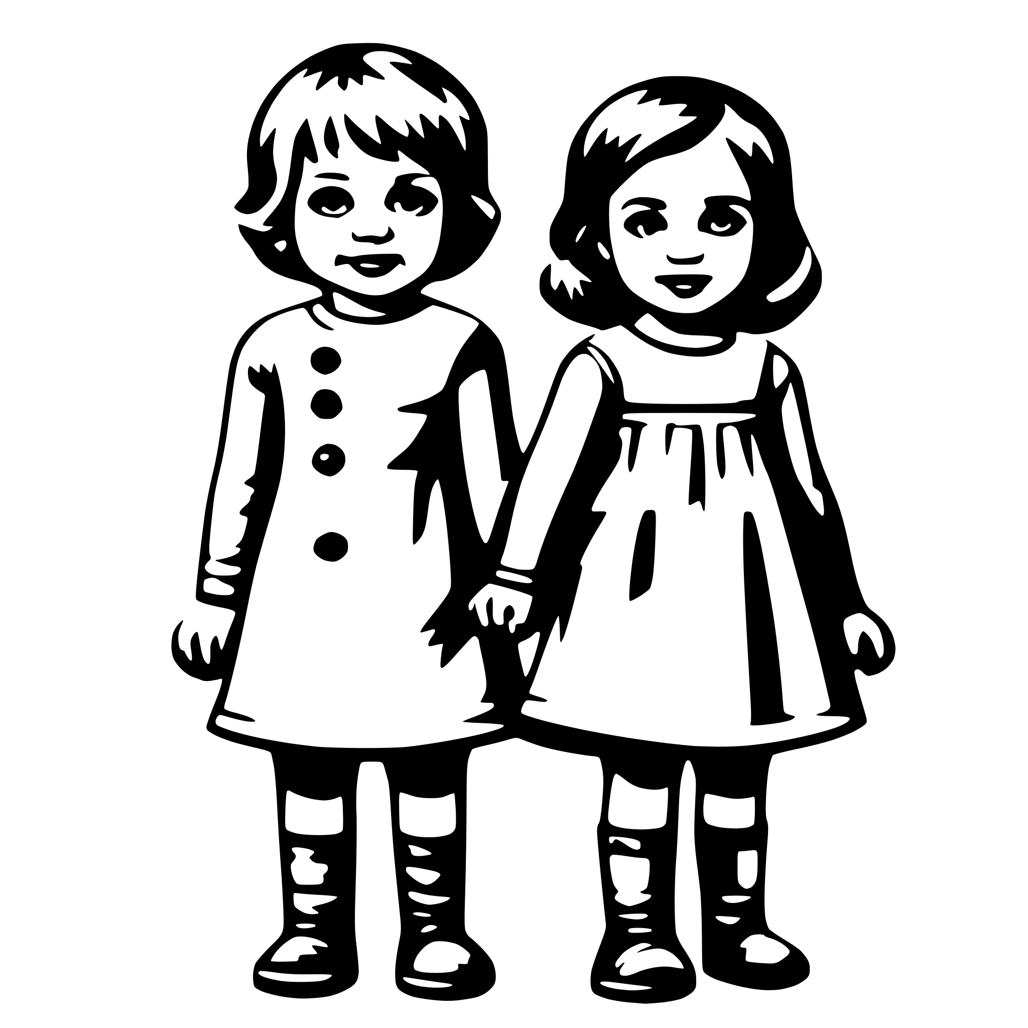 AI-generated SVG of 'Toddlers'