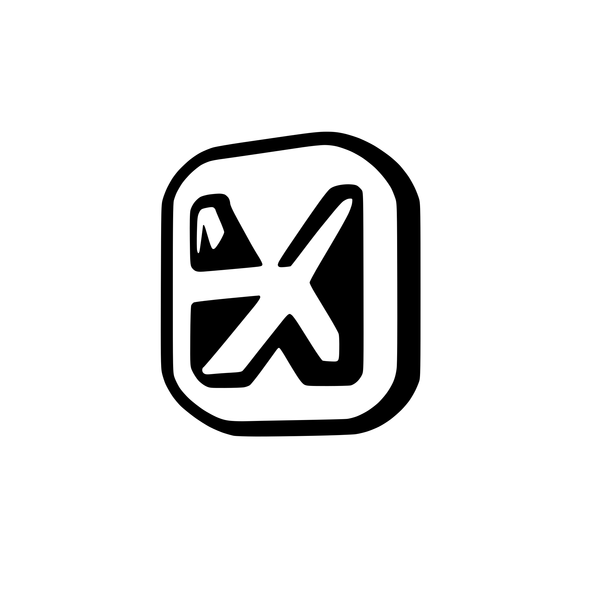 AI-generated SVG of a A and X