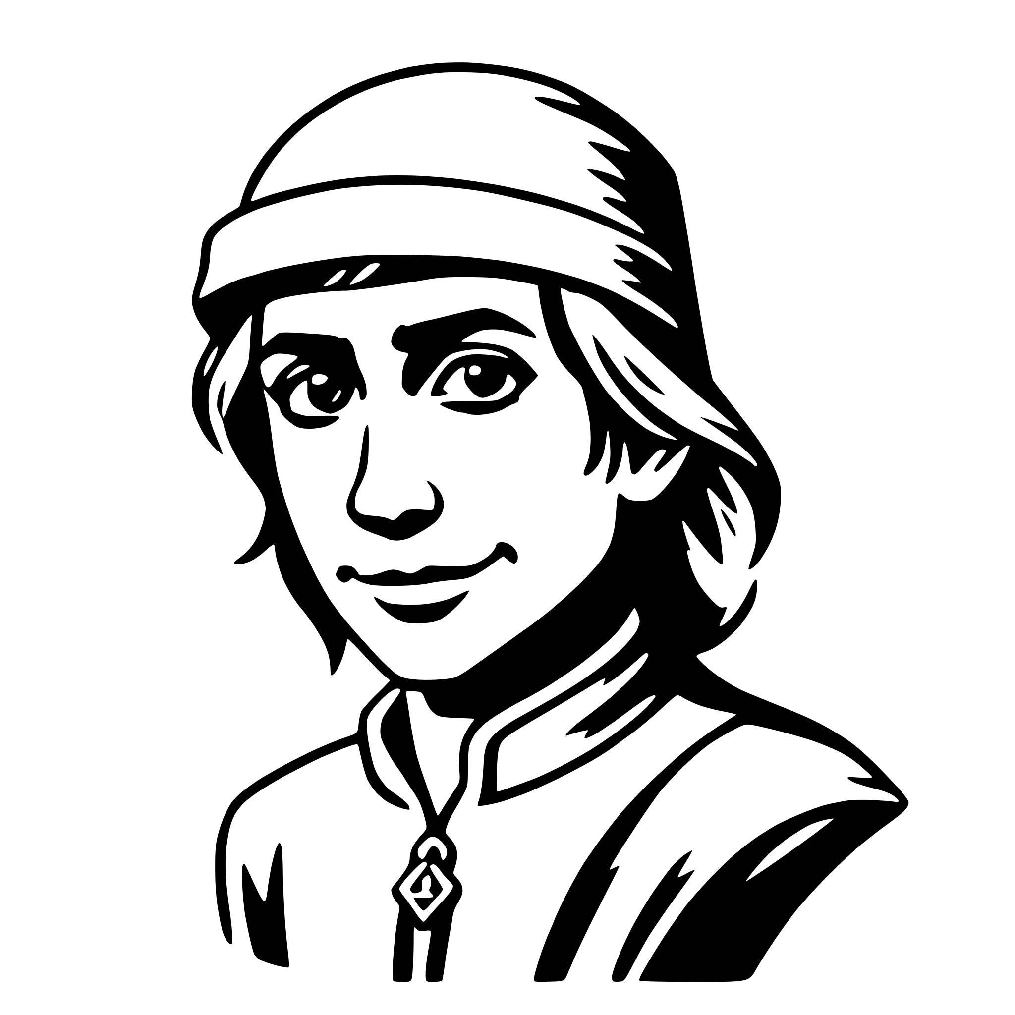 AI-generated SVG of 'elf'