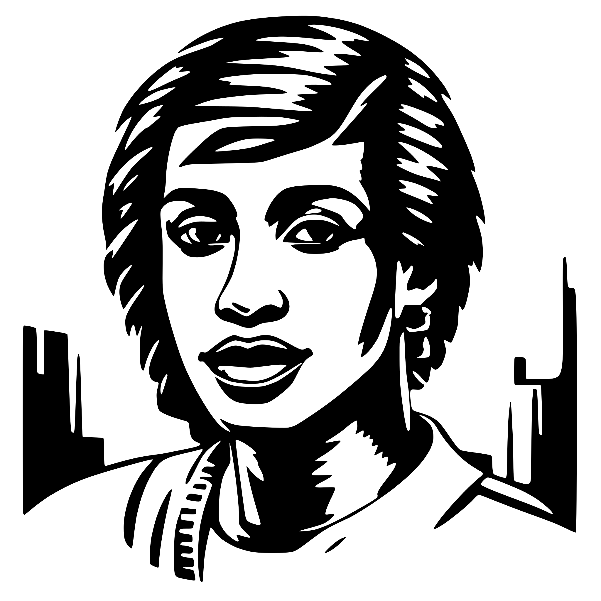 AI-generated SVG of 'ALBUM ART NAMED EZIOKWU'