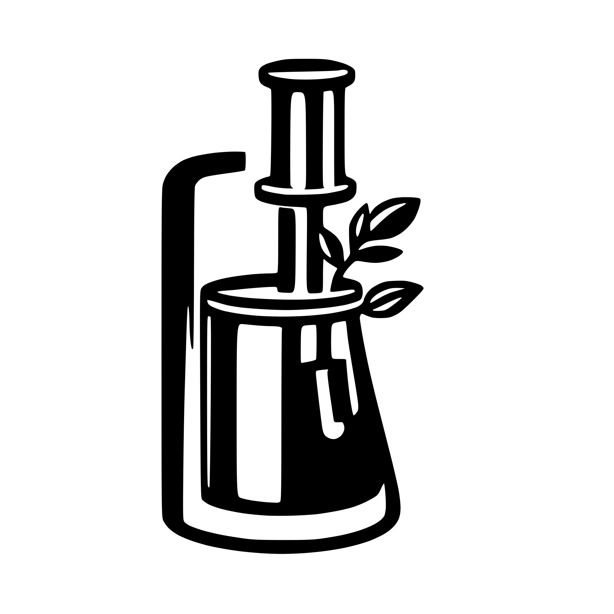 AI-generated SVG of a An animated line icon of a graduated cylinder being filled.