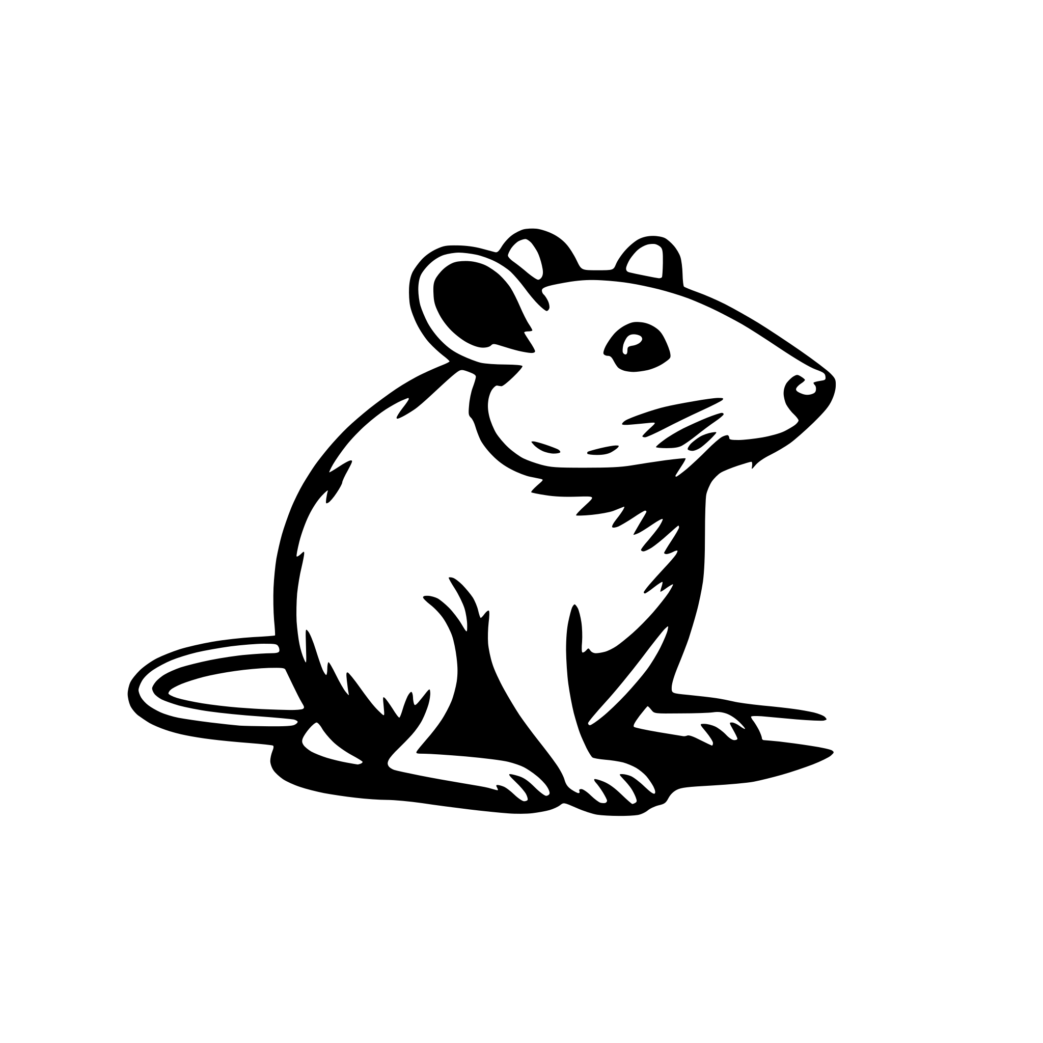 AI-generated SVG of a mouse