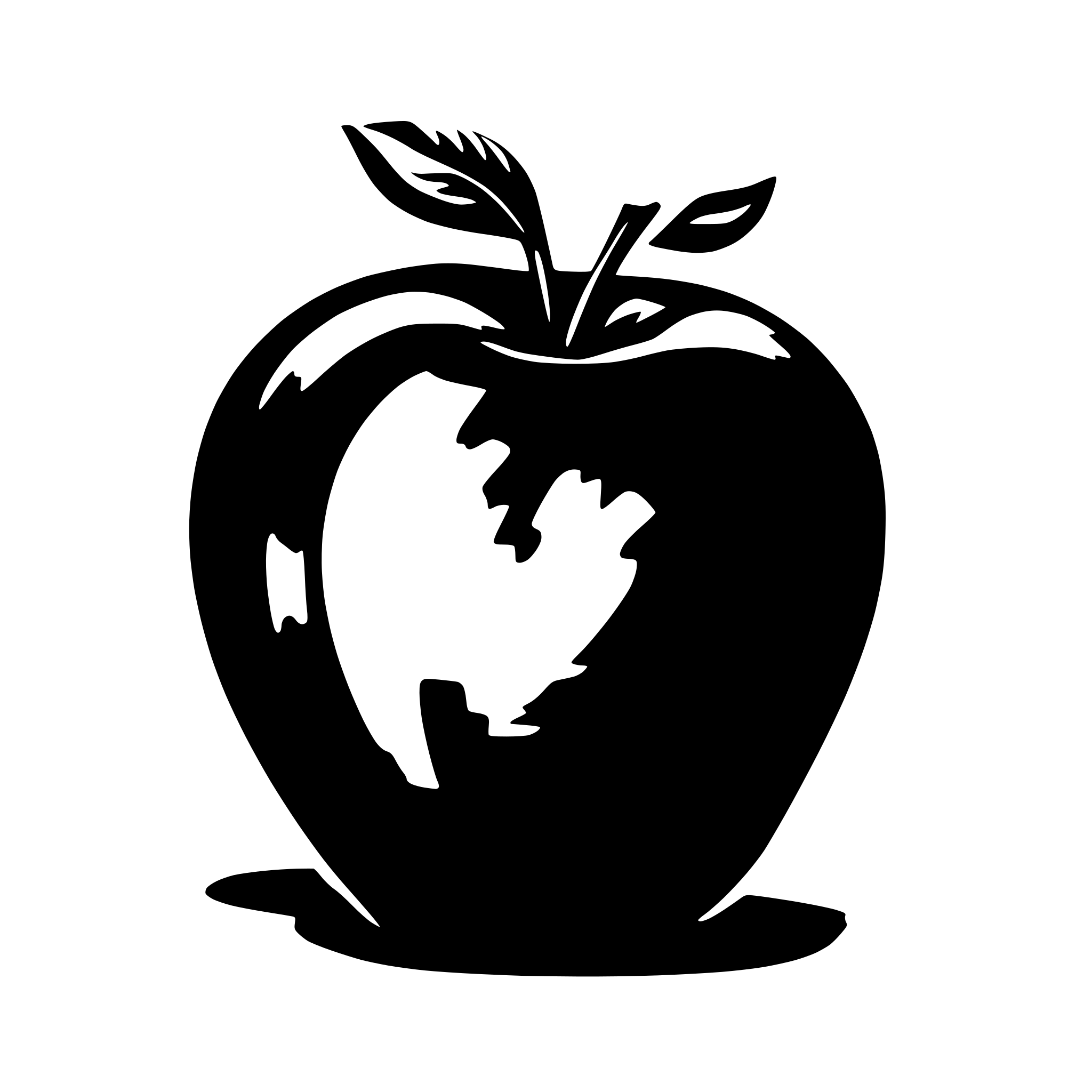 AI-generated SVG of a a red apple