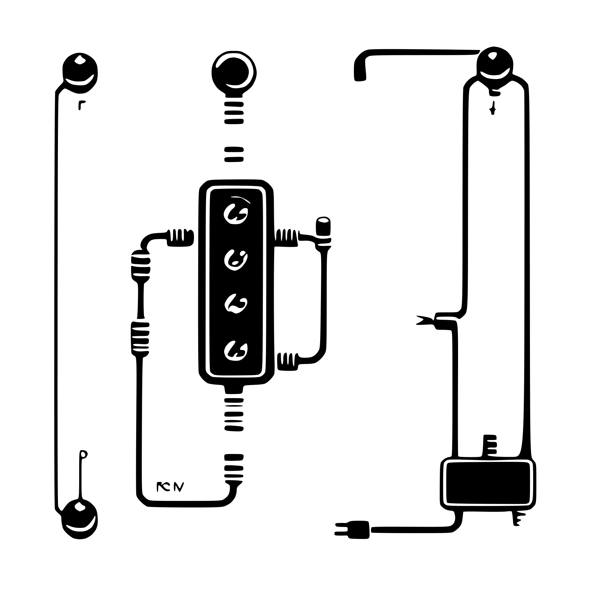 AI-generated SVG of 'a simple circuit diagram with resistor, capacitor and a switch'