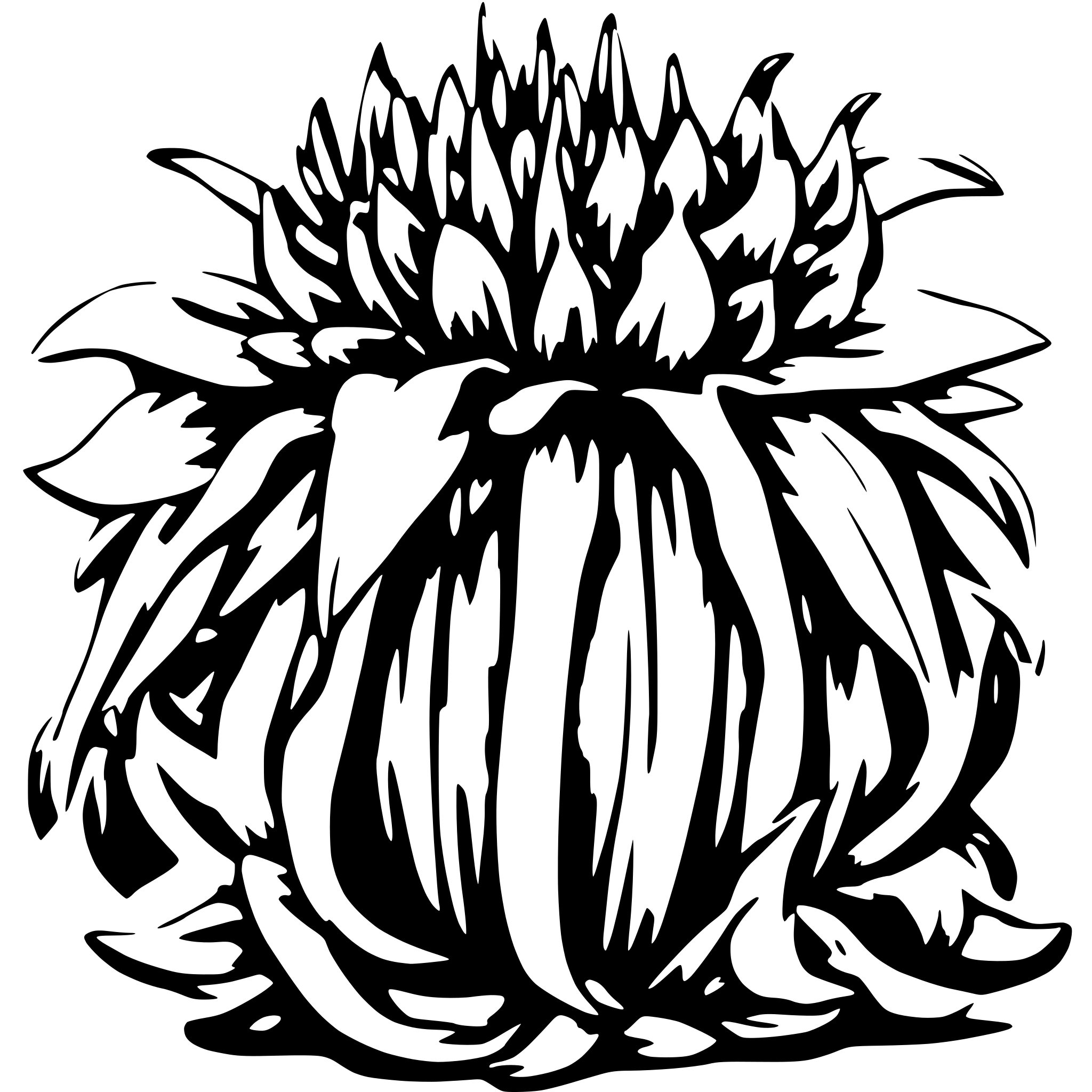AI-generated SVG of 'Crown Imperial'