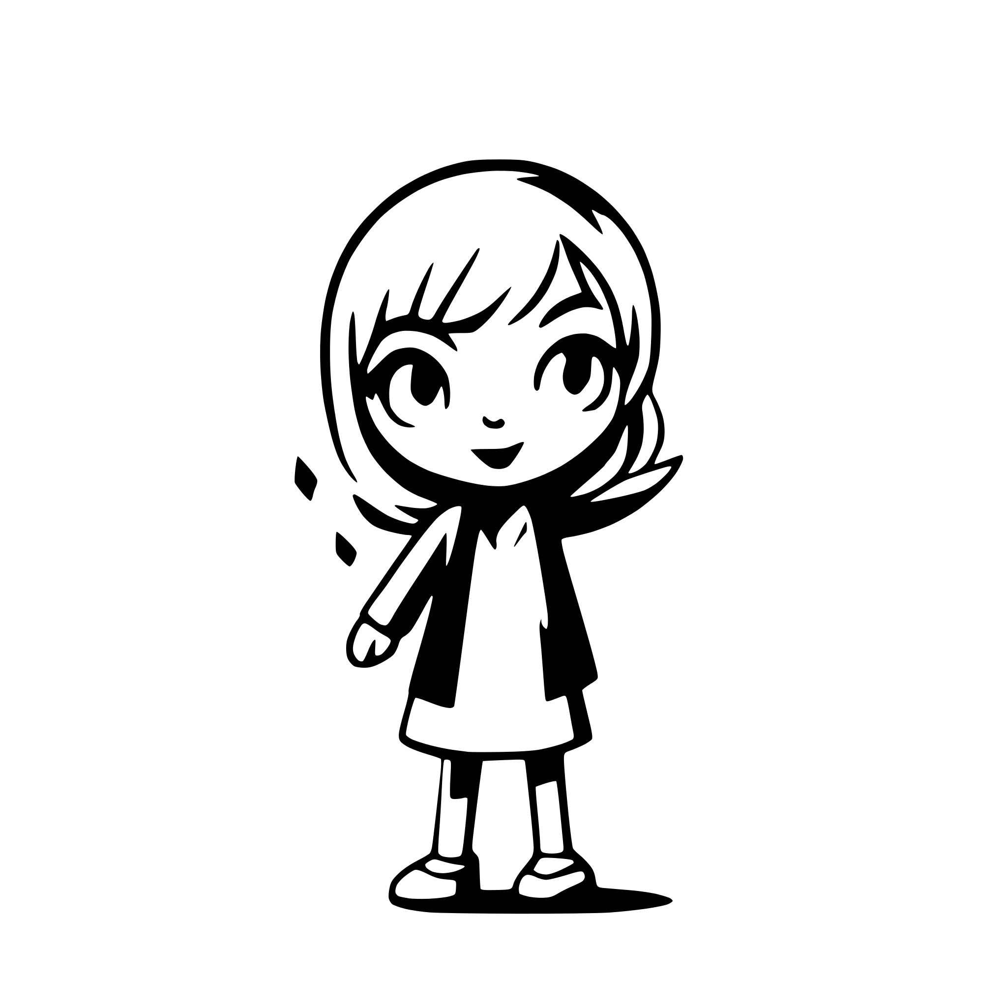 AI-generated SVG of a stickman
