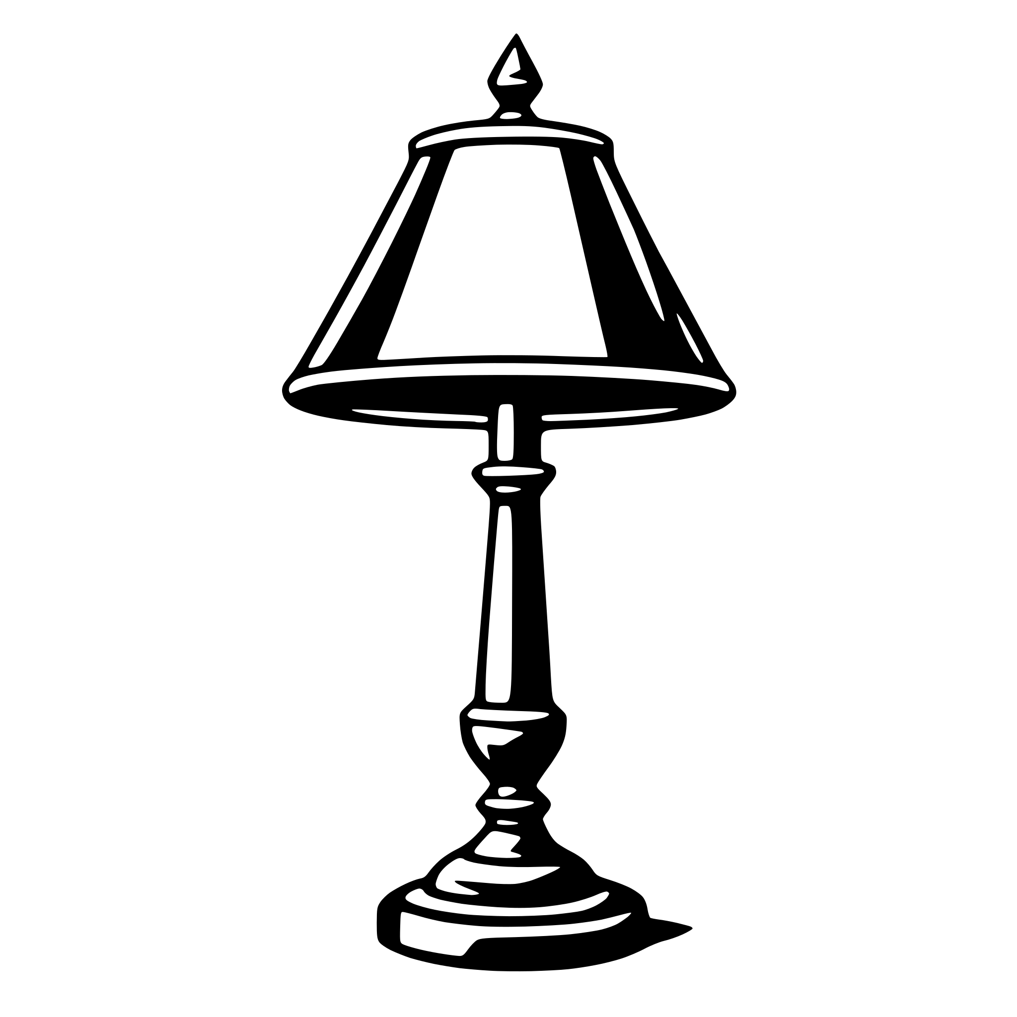 AI-generated SVG of a lamp