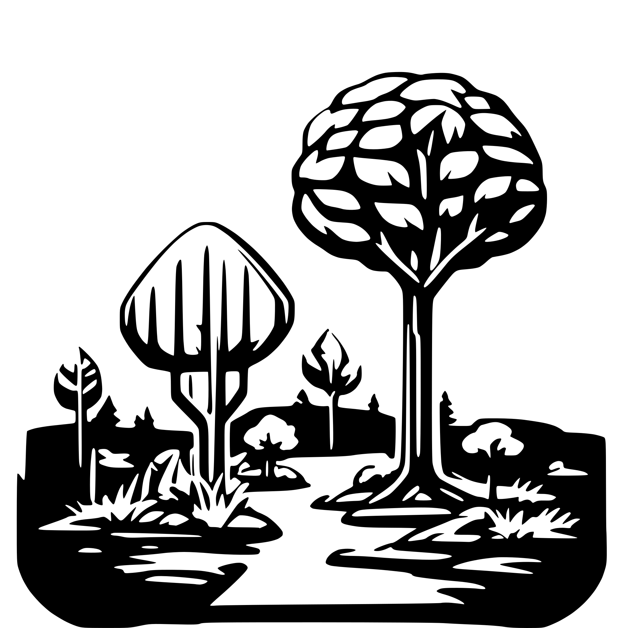 AI-generated SVG of a Ecology and technology website