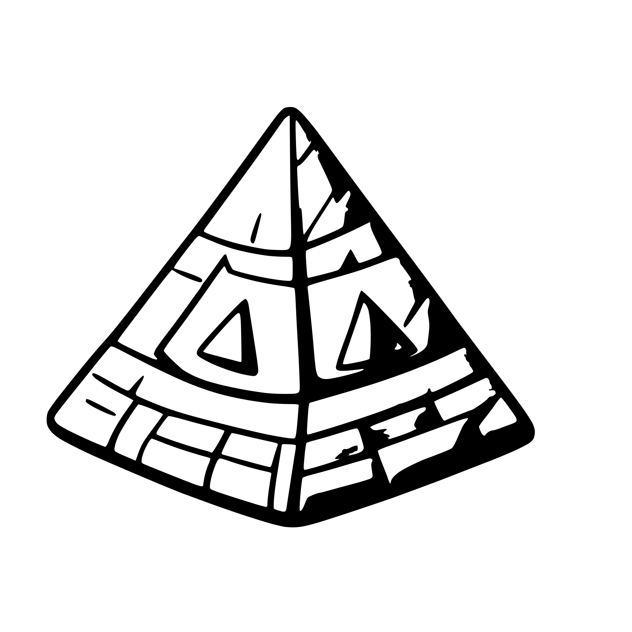 AI-generated SVG of a pyramidcode