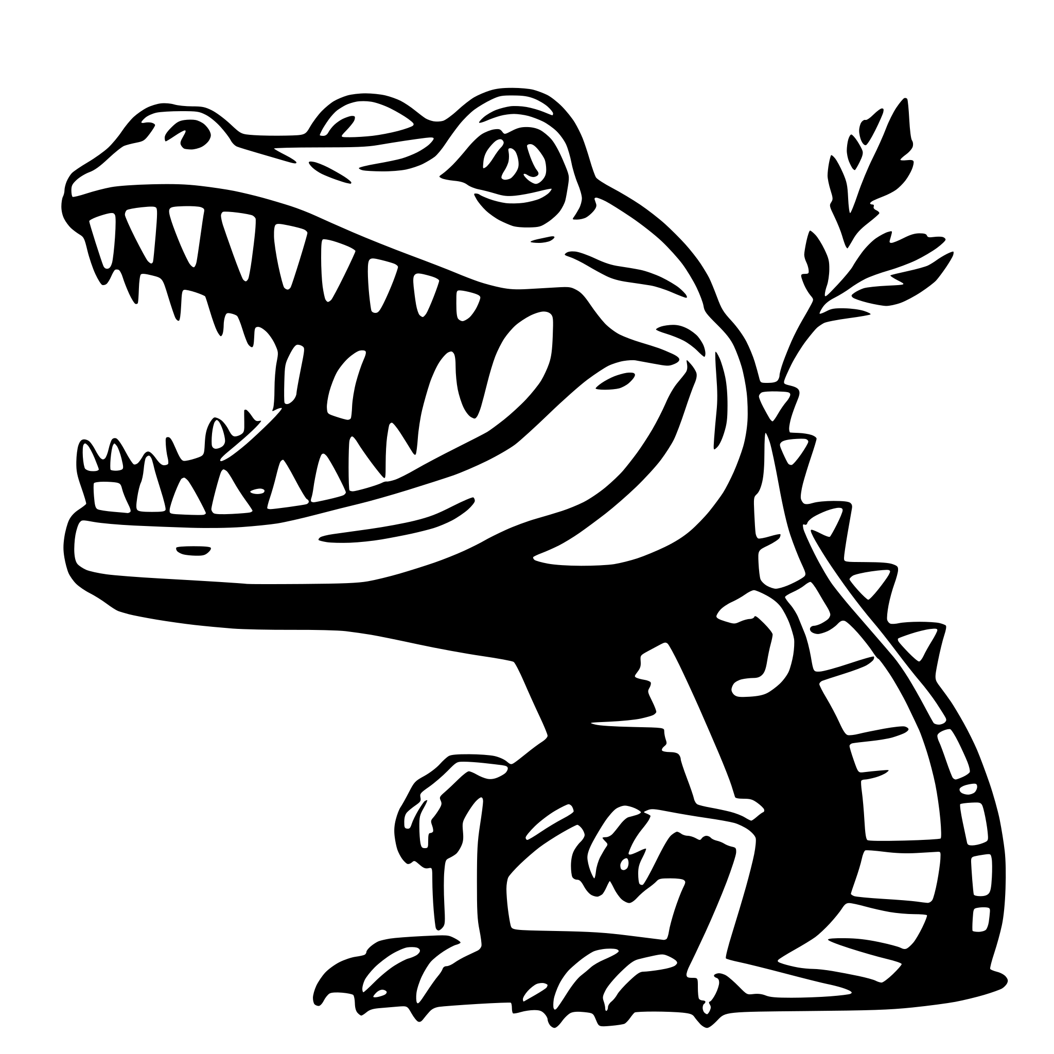 AI-generated SVG of 'university florida gators'