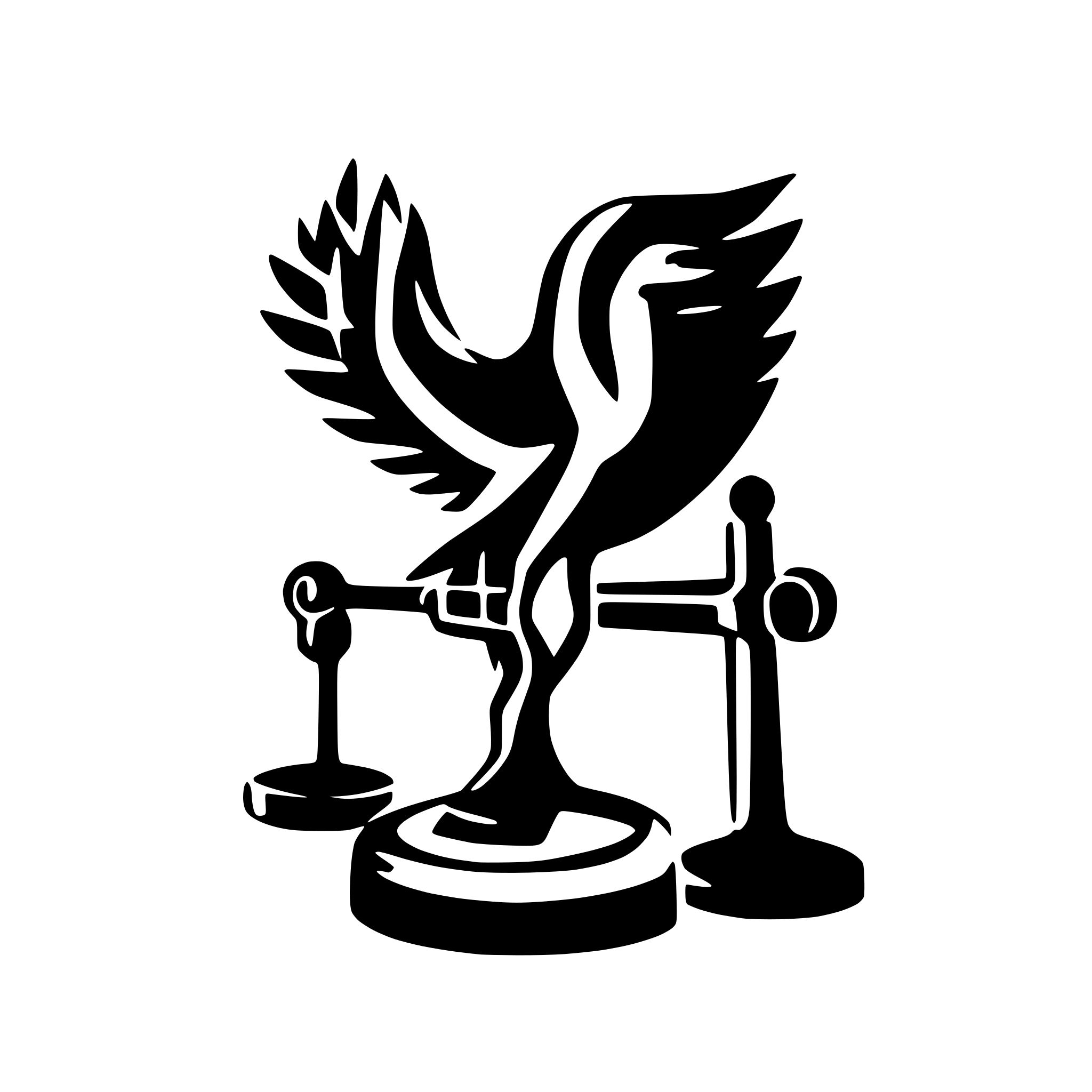 AI-generated SVG of a dark/visible from afar -- favicon for a navbar-logo for a docs page for an llm github project, i want a dramatic phoenix with a judge gavel
