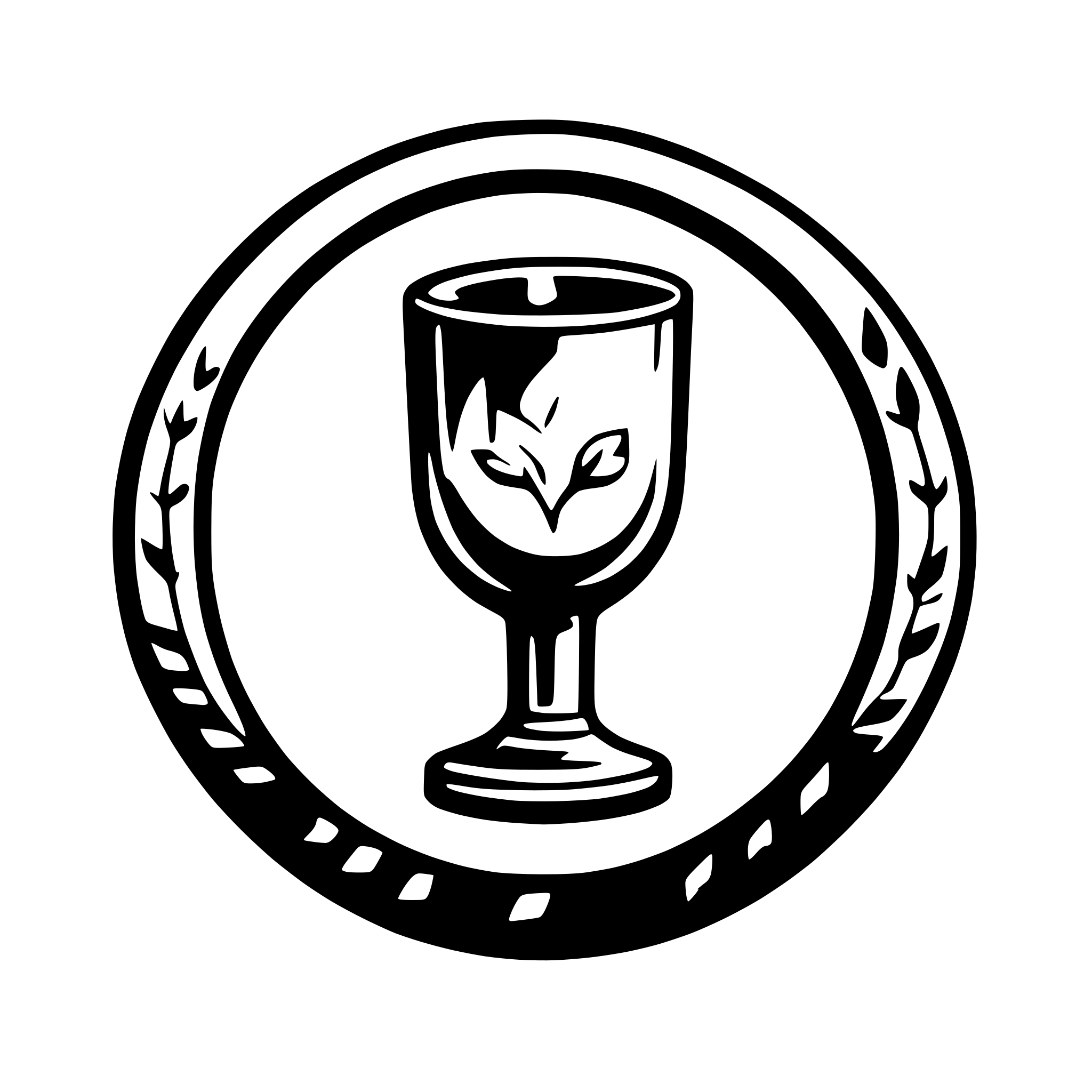 AI-generated SVG of 'A logo for an app called Brew Magus'