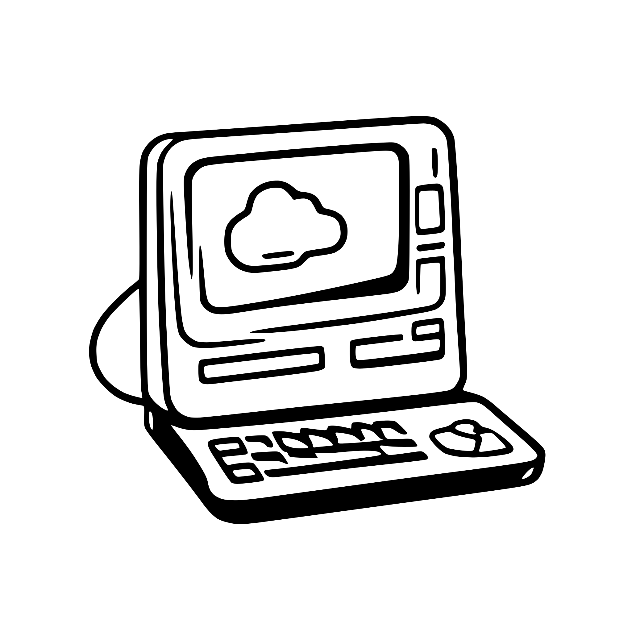 AI-generated SVG of a network of computers