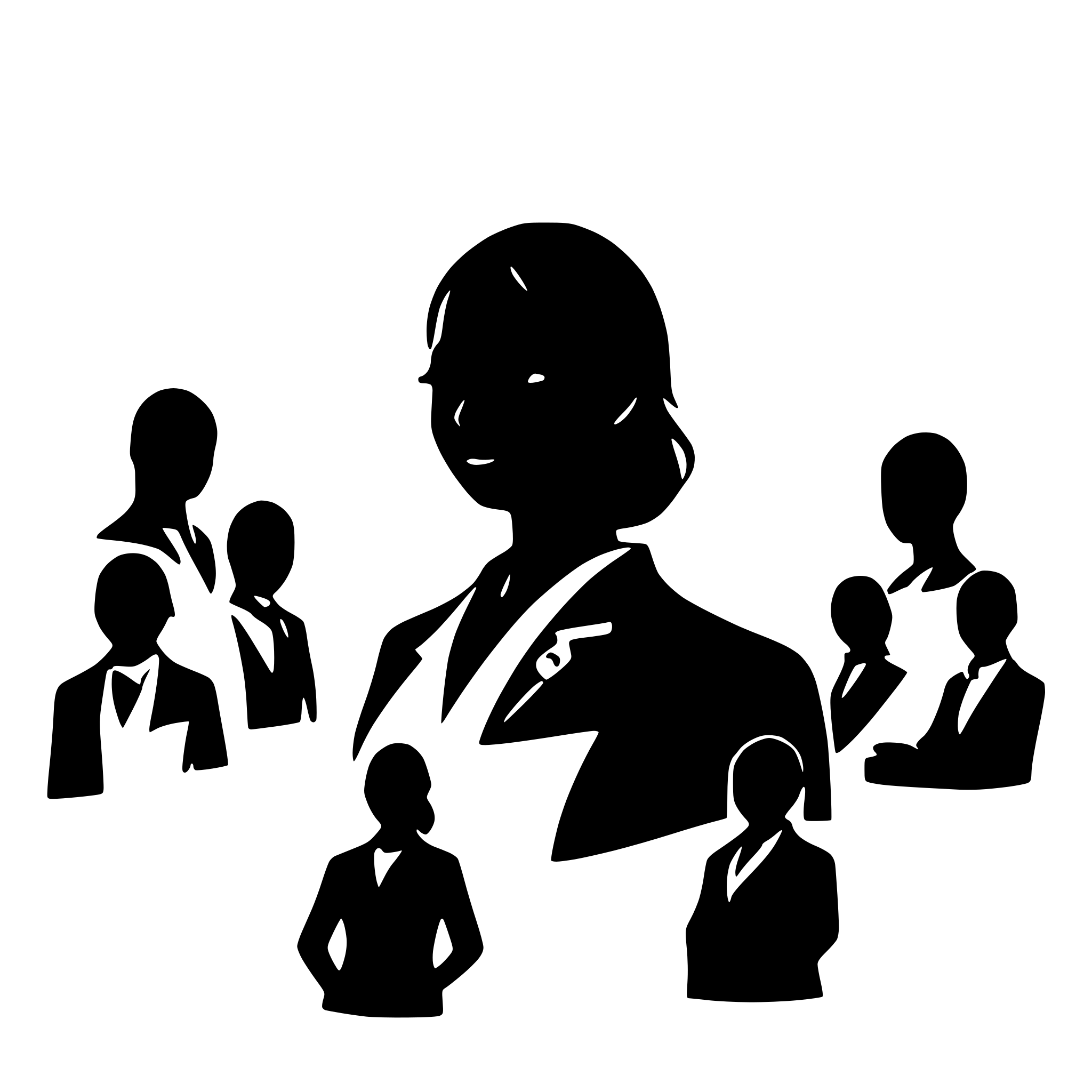 AI-generated SVG of 'committee members'