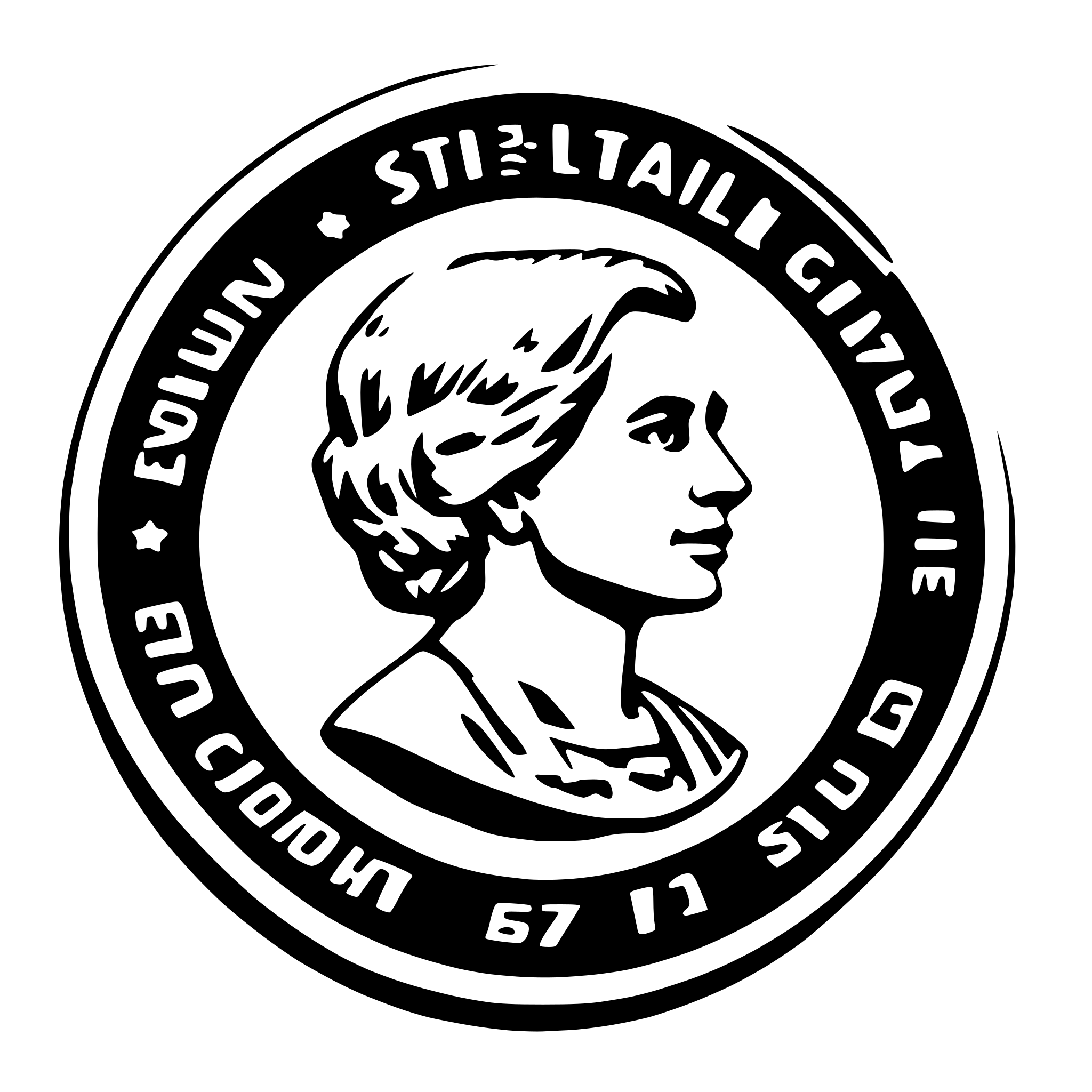 AI-generated SVG of a $5 COIN