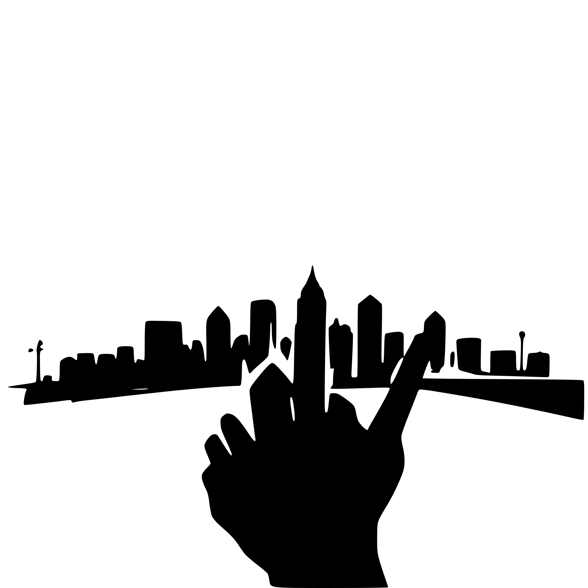 AI-generated SVG of a create silhouette of kansas city skyline