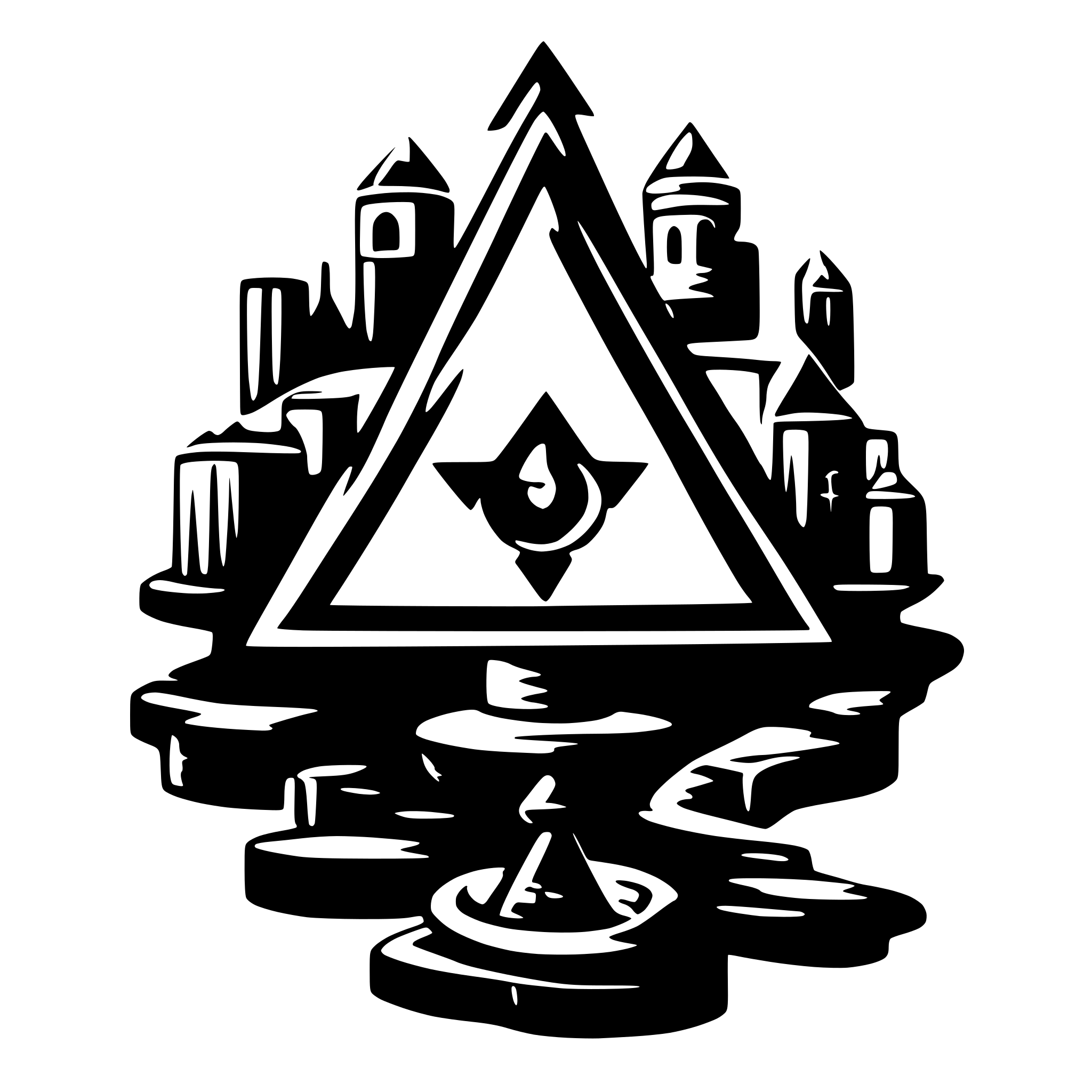 AI-generated SVG of 'secret society'