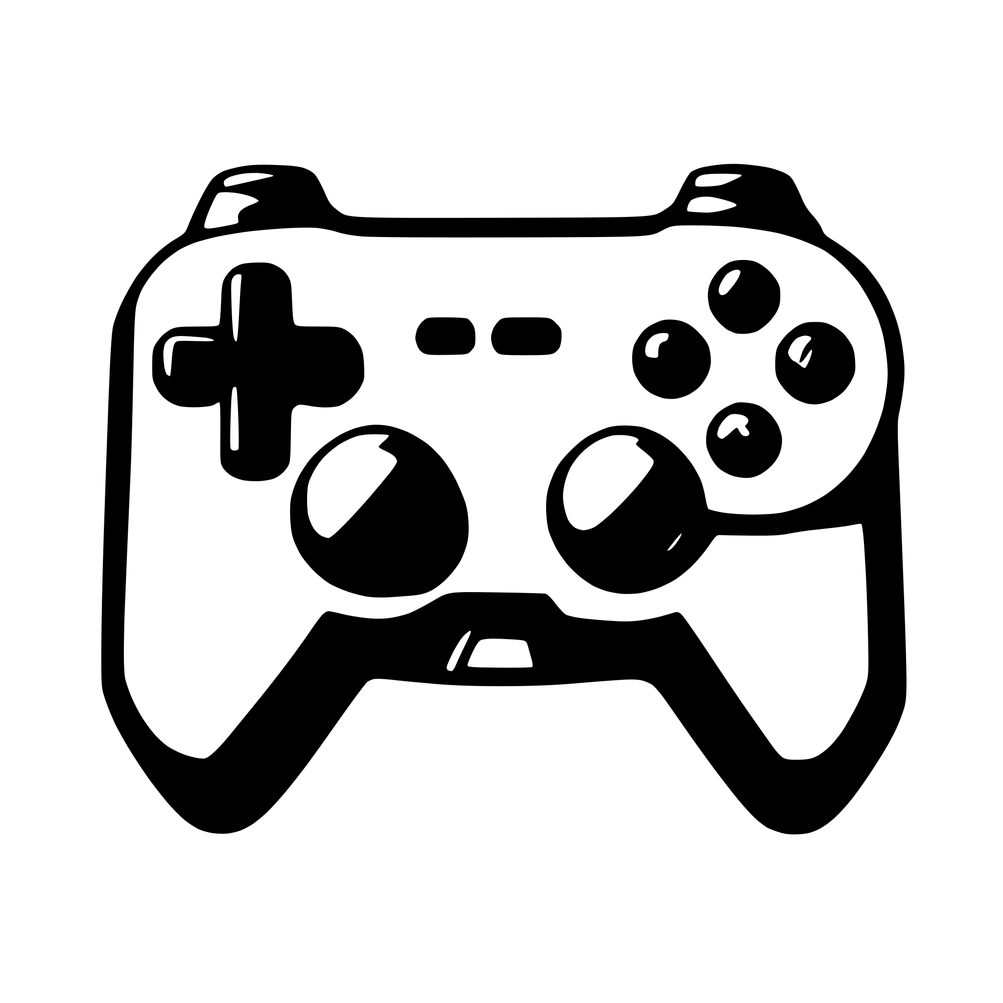 AI-generated SVG of 'game controller'