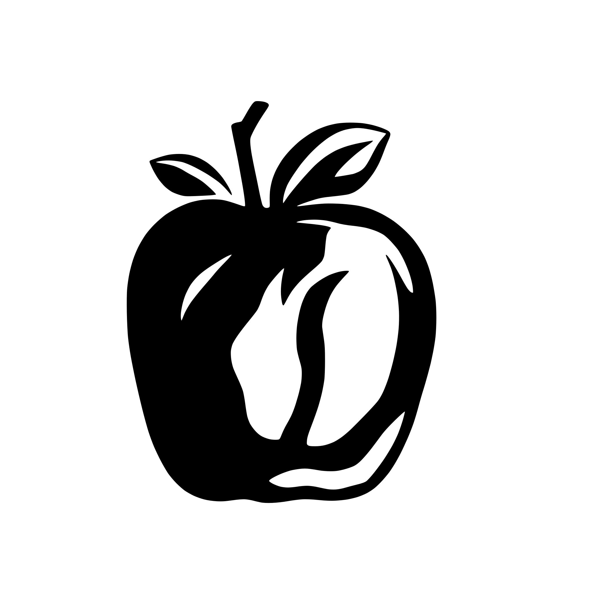AI-generated SVG of a apple