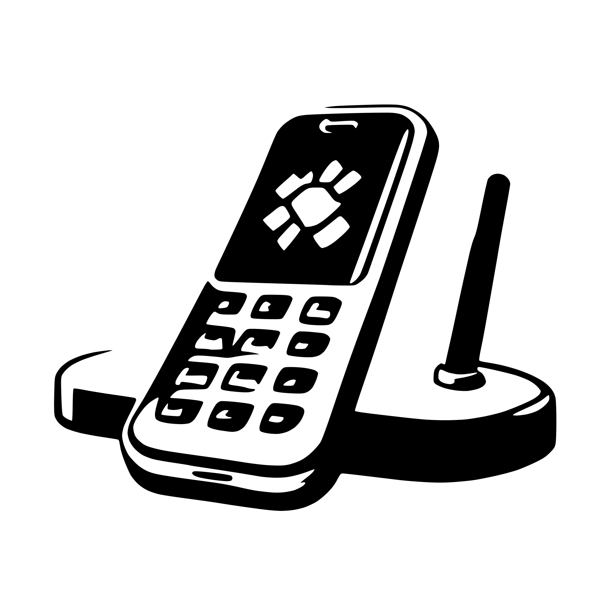 AI-generated SVG of a cell phone