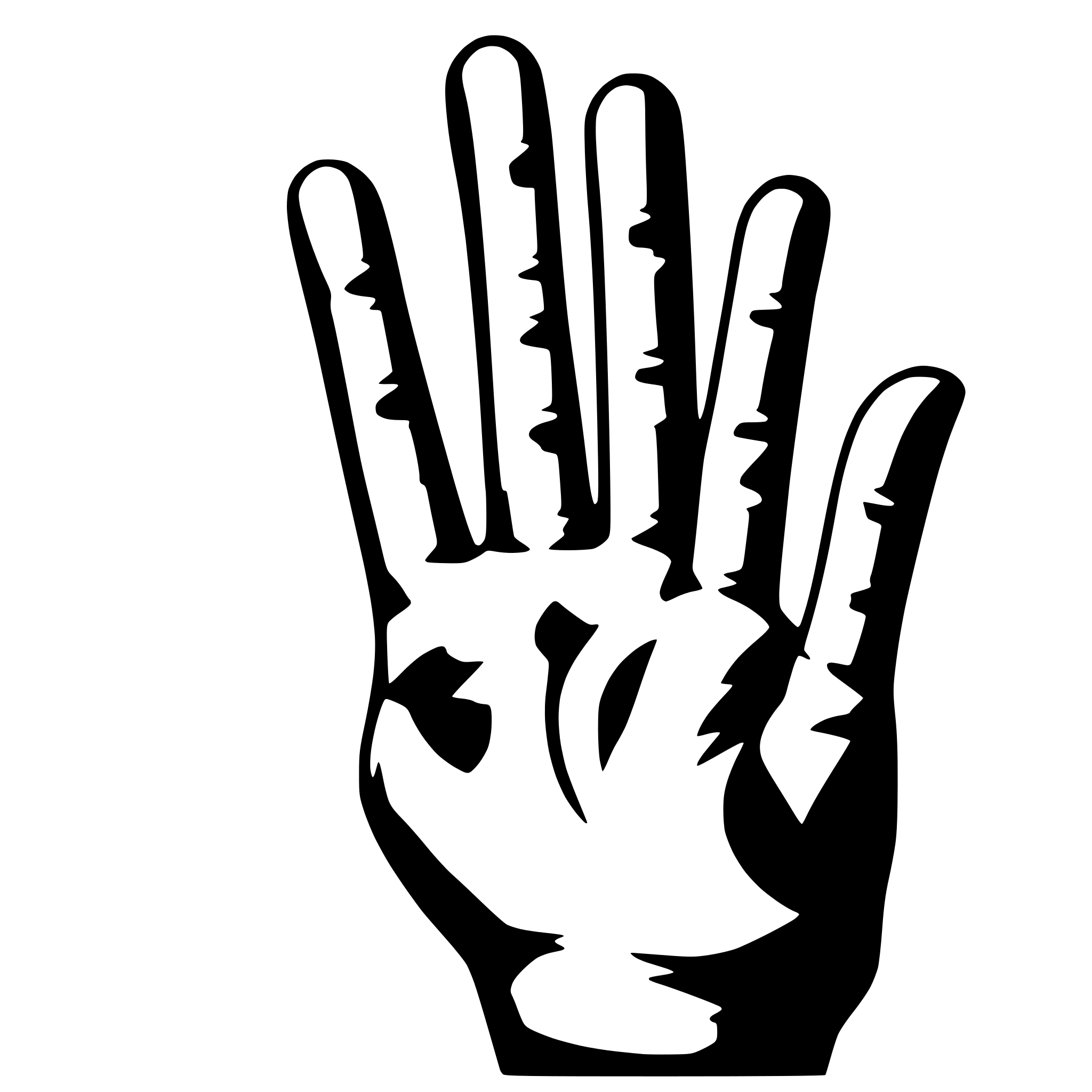 AI-generated SVG of 'Hand'