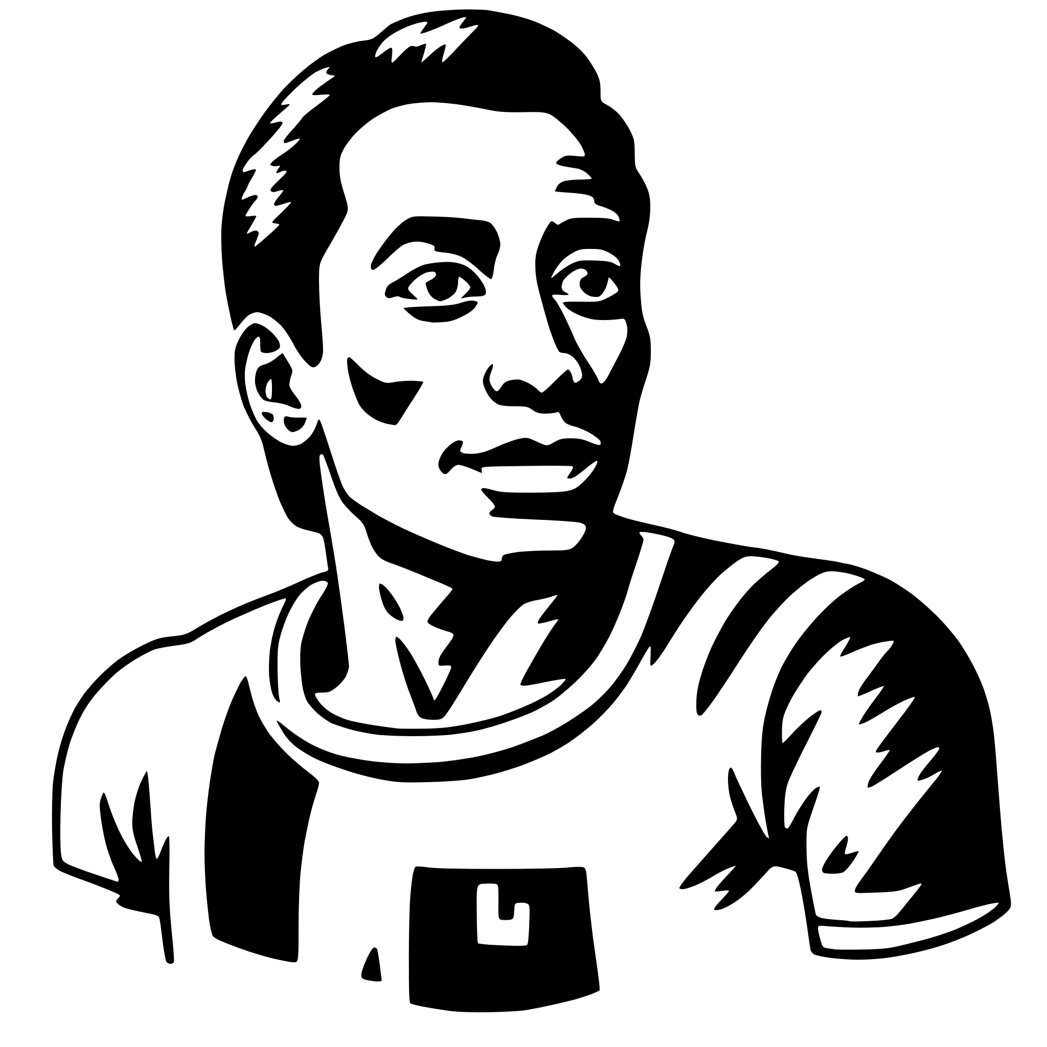 AI-generated SVG of a pele