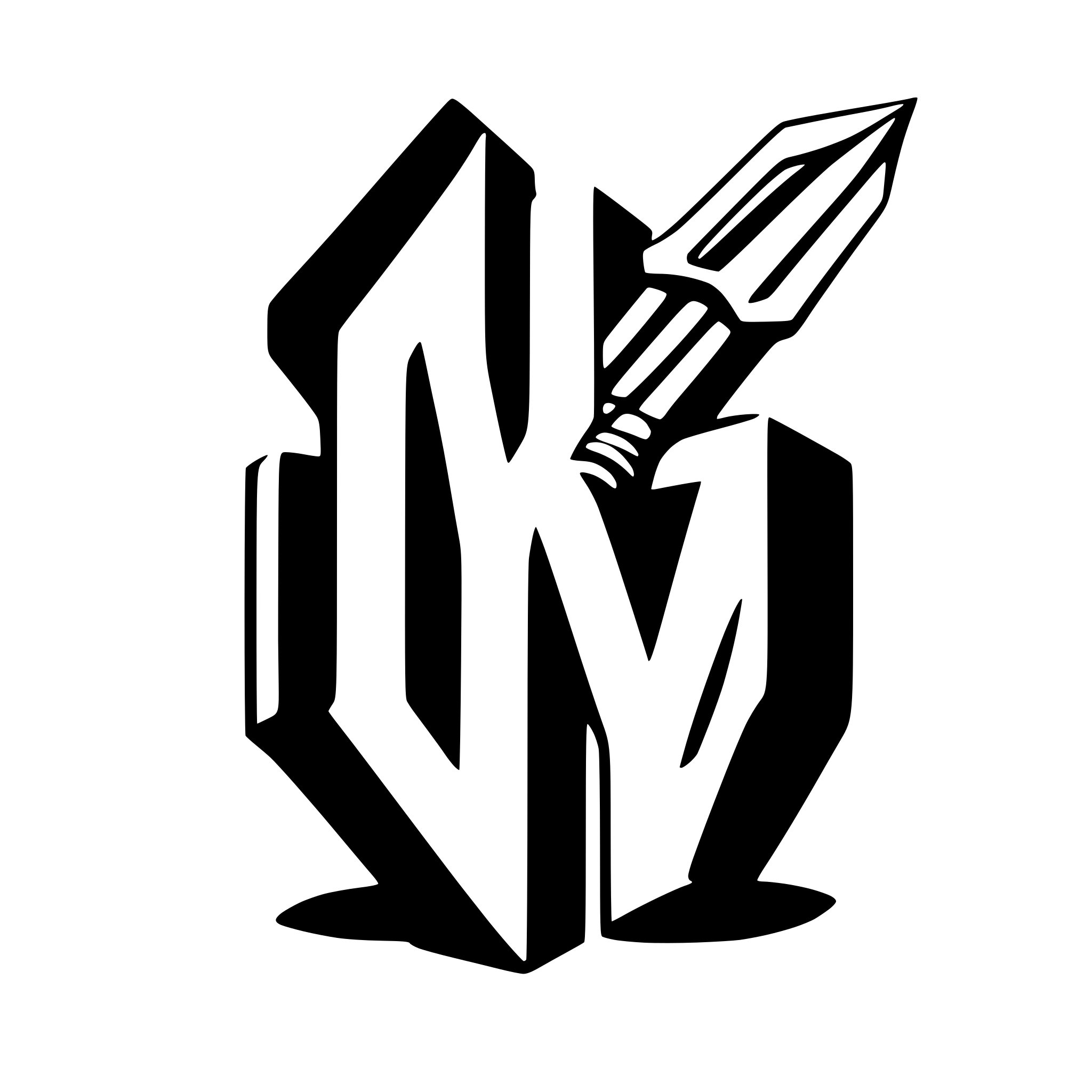 AI-generated SVG of a Steel darts over Letter M and letter P