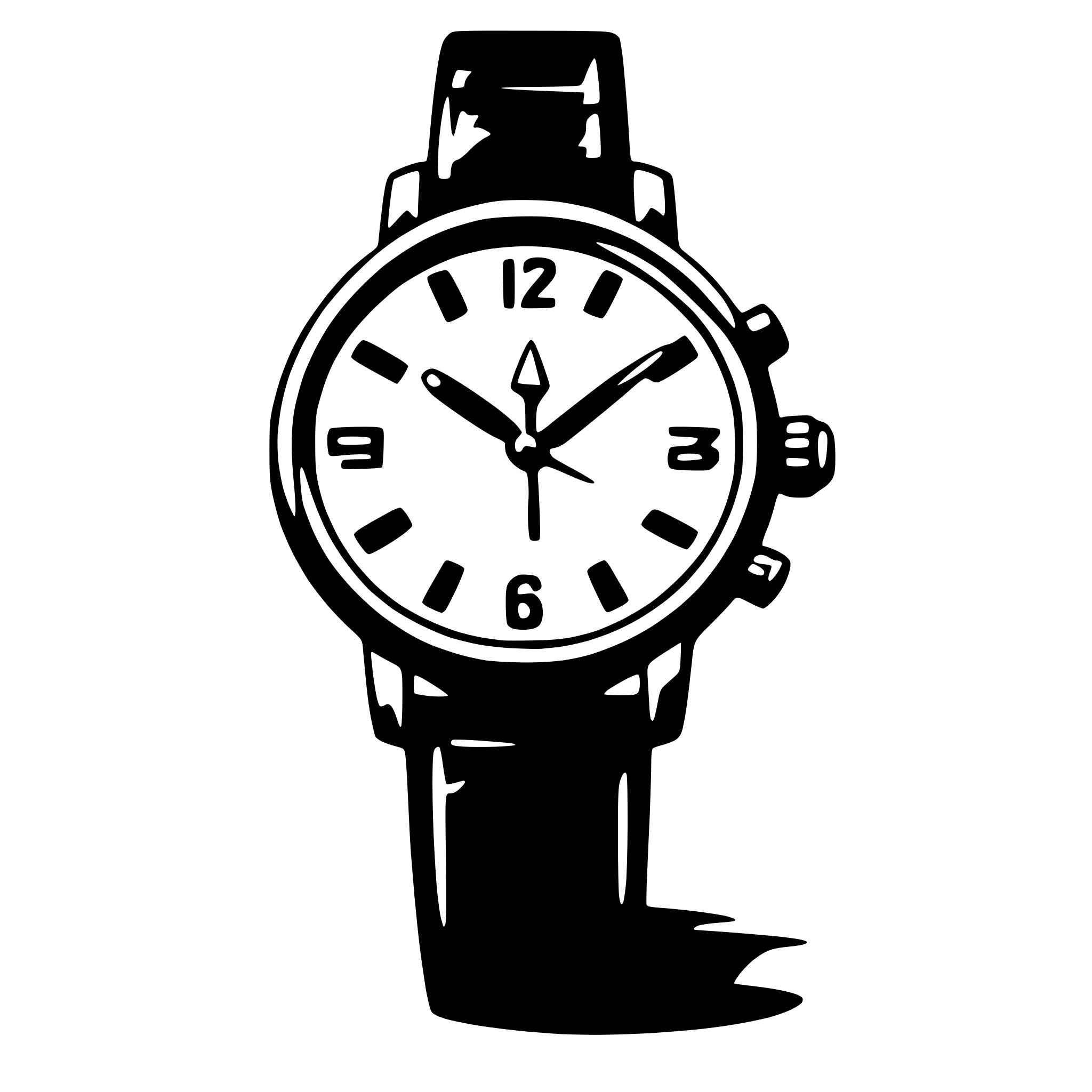 AI-generated SVG of a watch