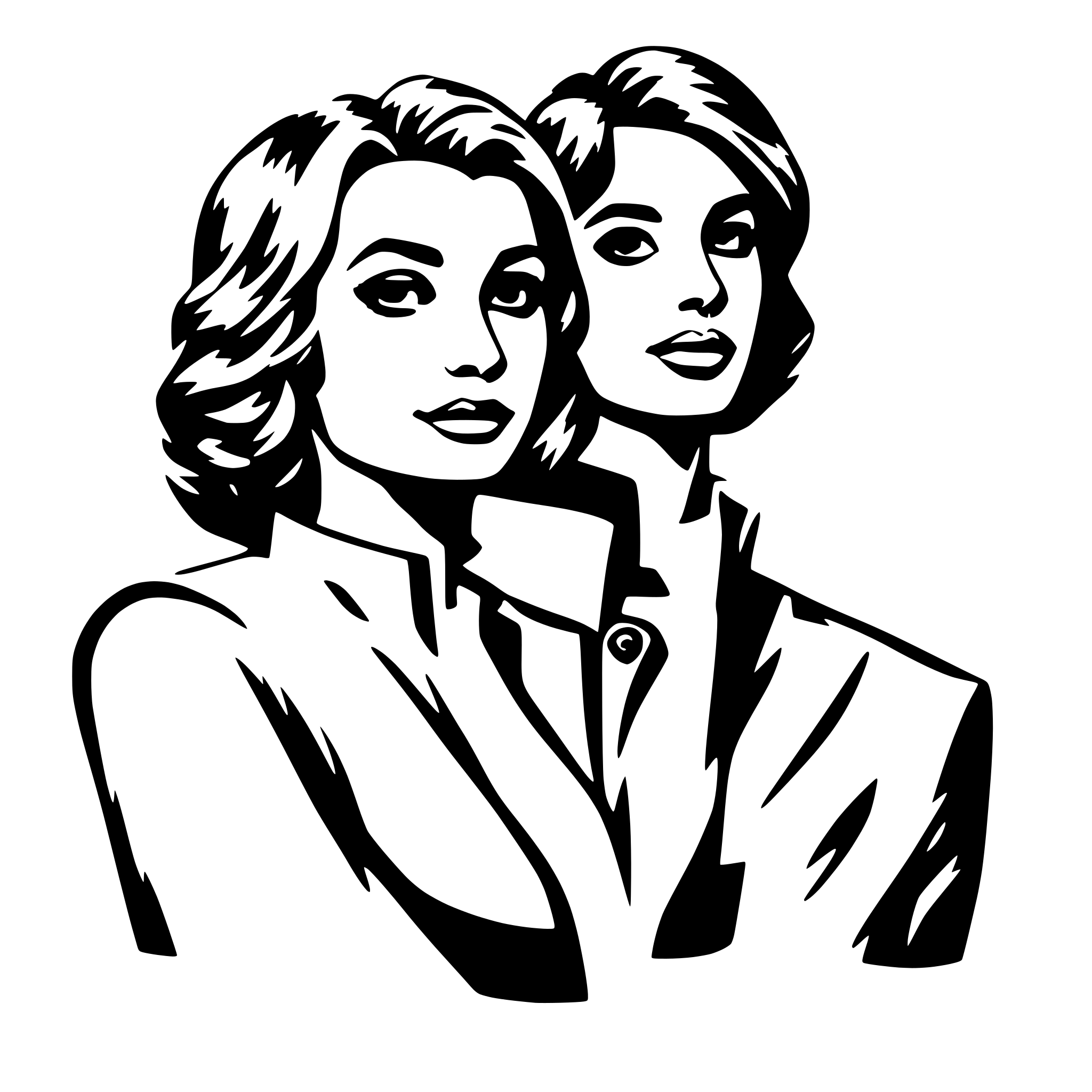 AI-generated SVG of 'celebrities'