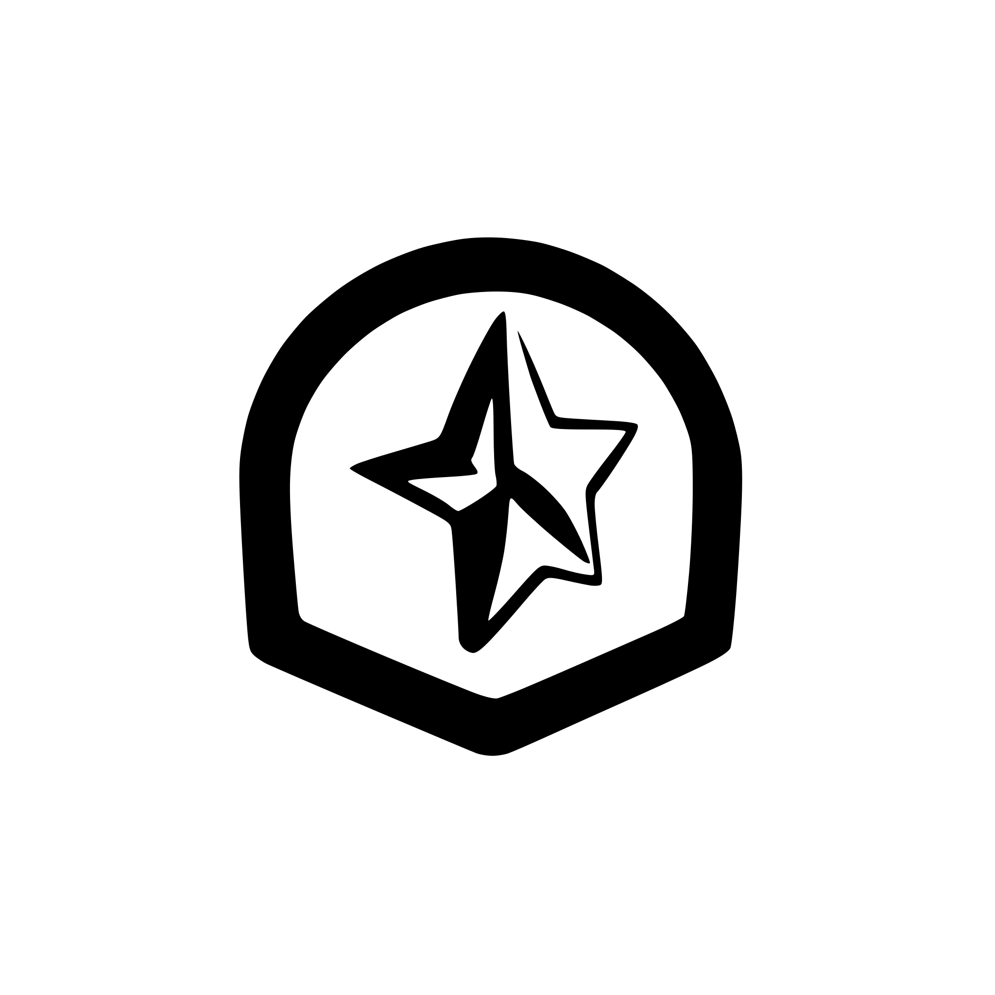 AI-generated SVG of a star