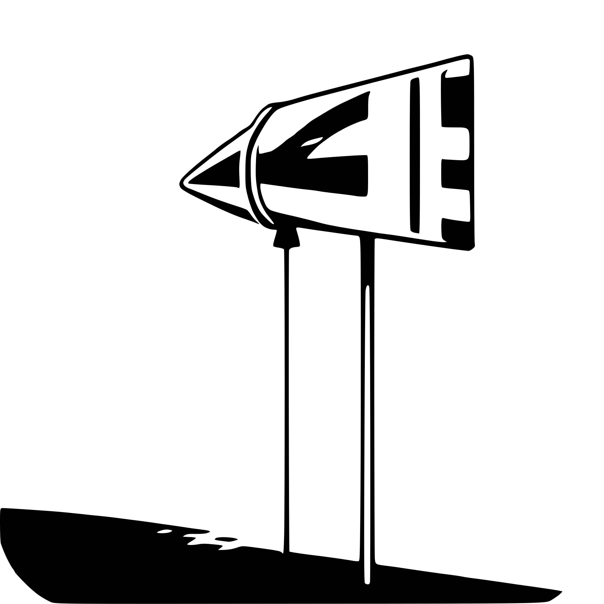 AI-generated SVG of a windsock