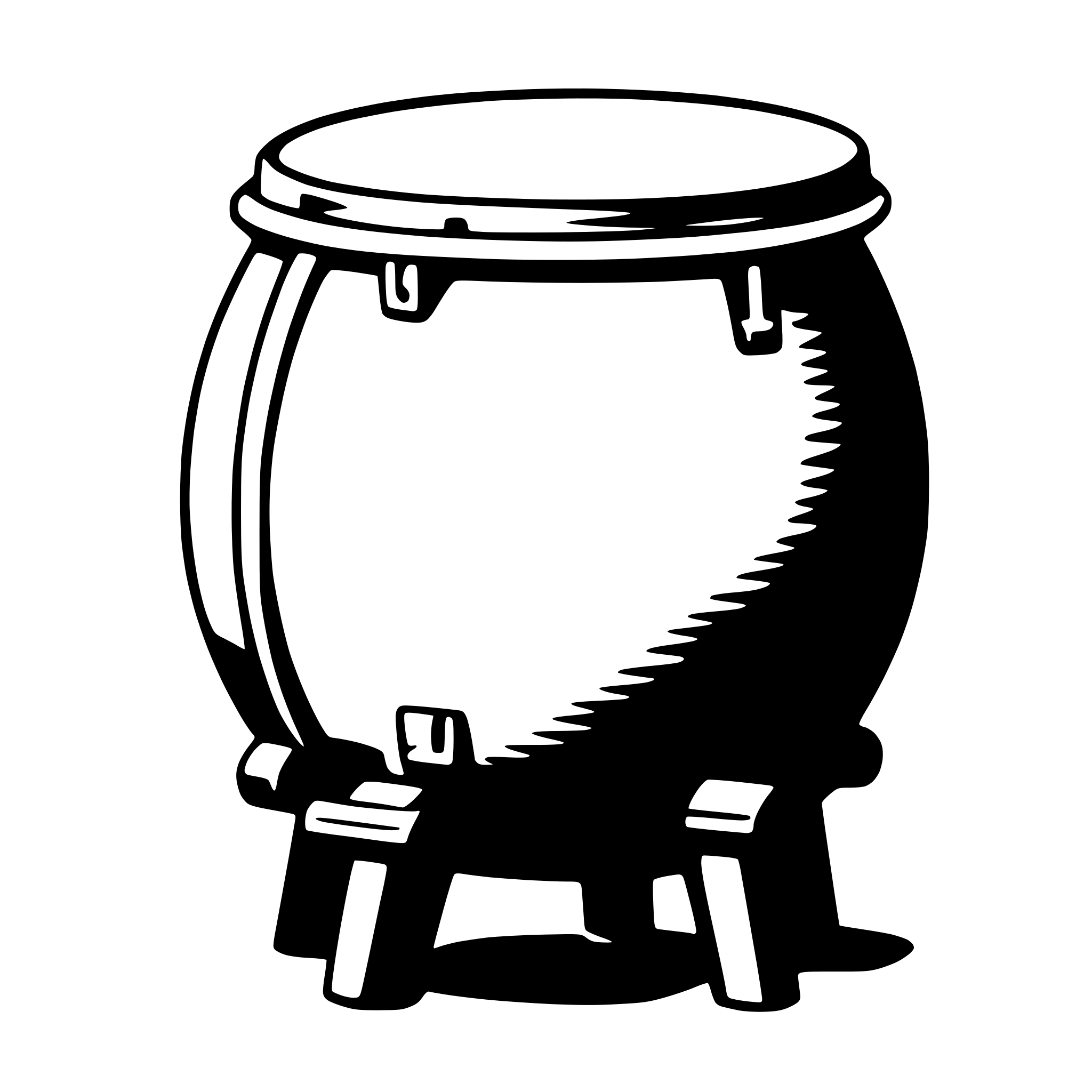 AI-generated SVG of 'drum'