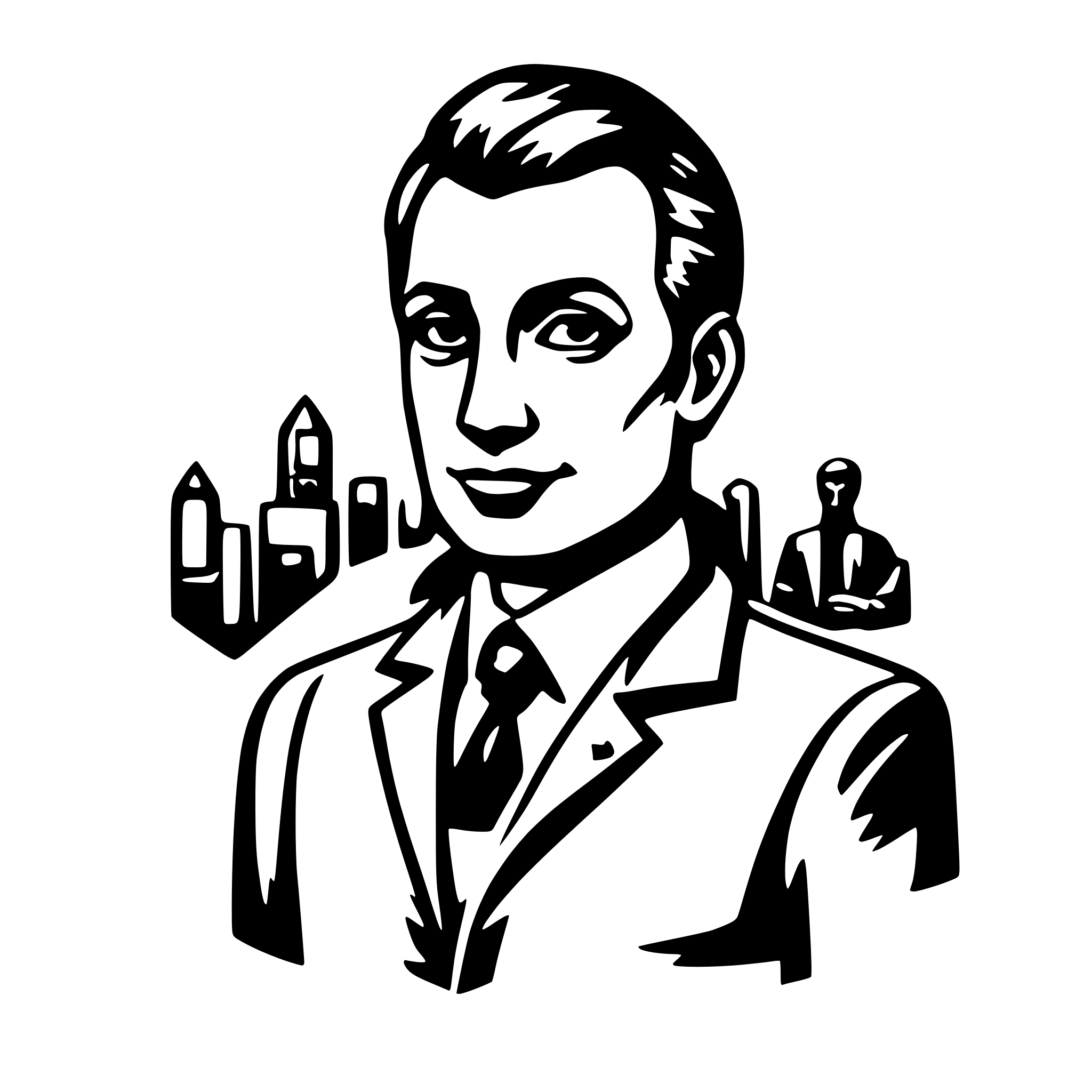 AI-generated SVG of 'leadership'