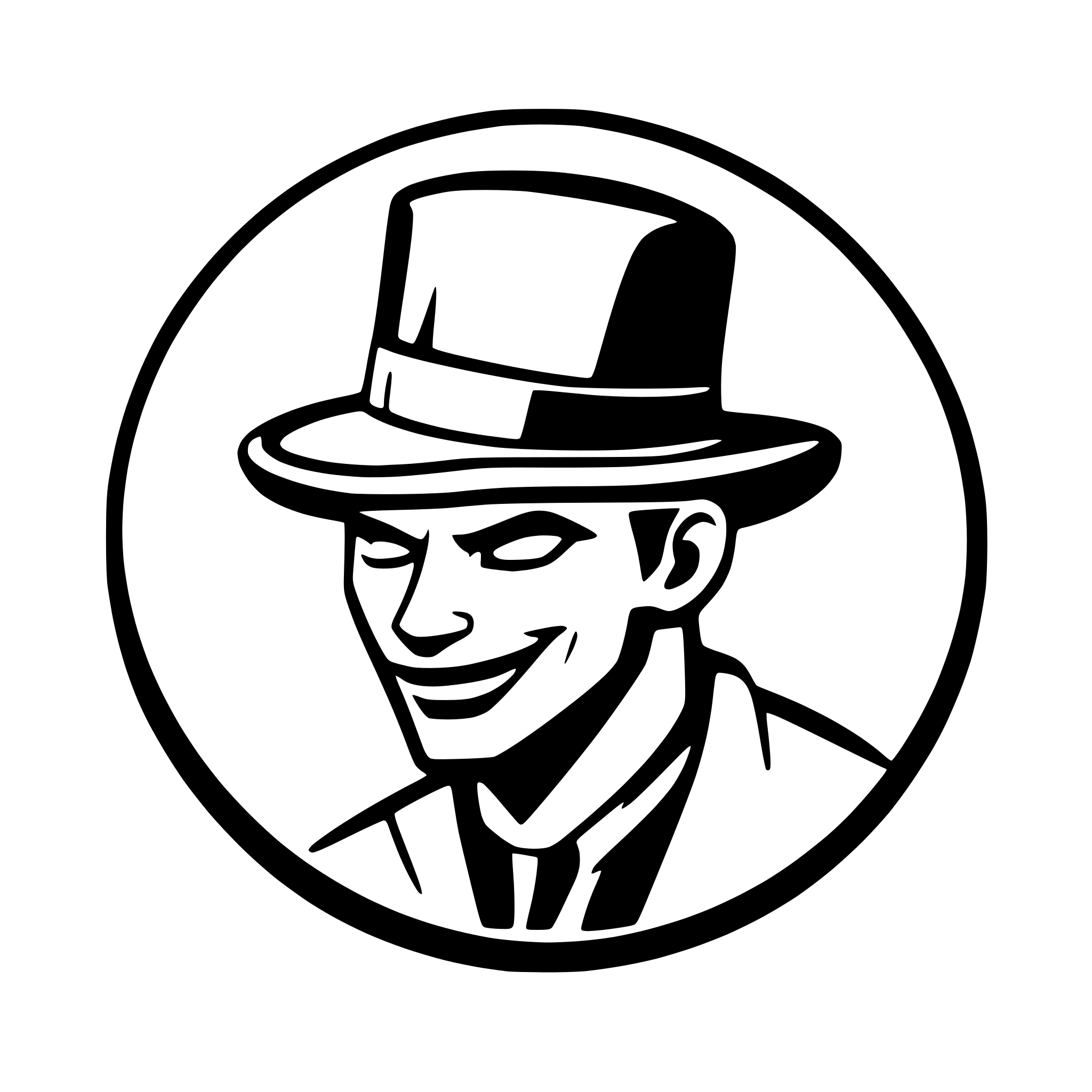 AI-generated SVG of a Make the hat a classic joker hat, remove the human