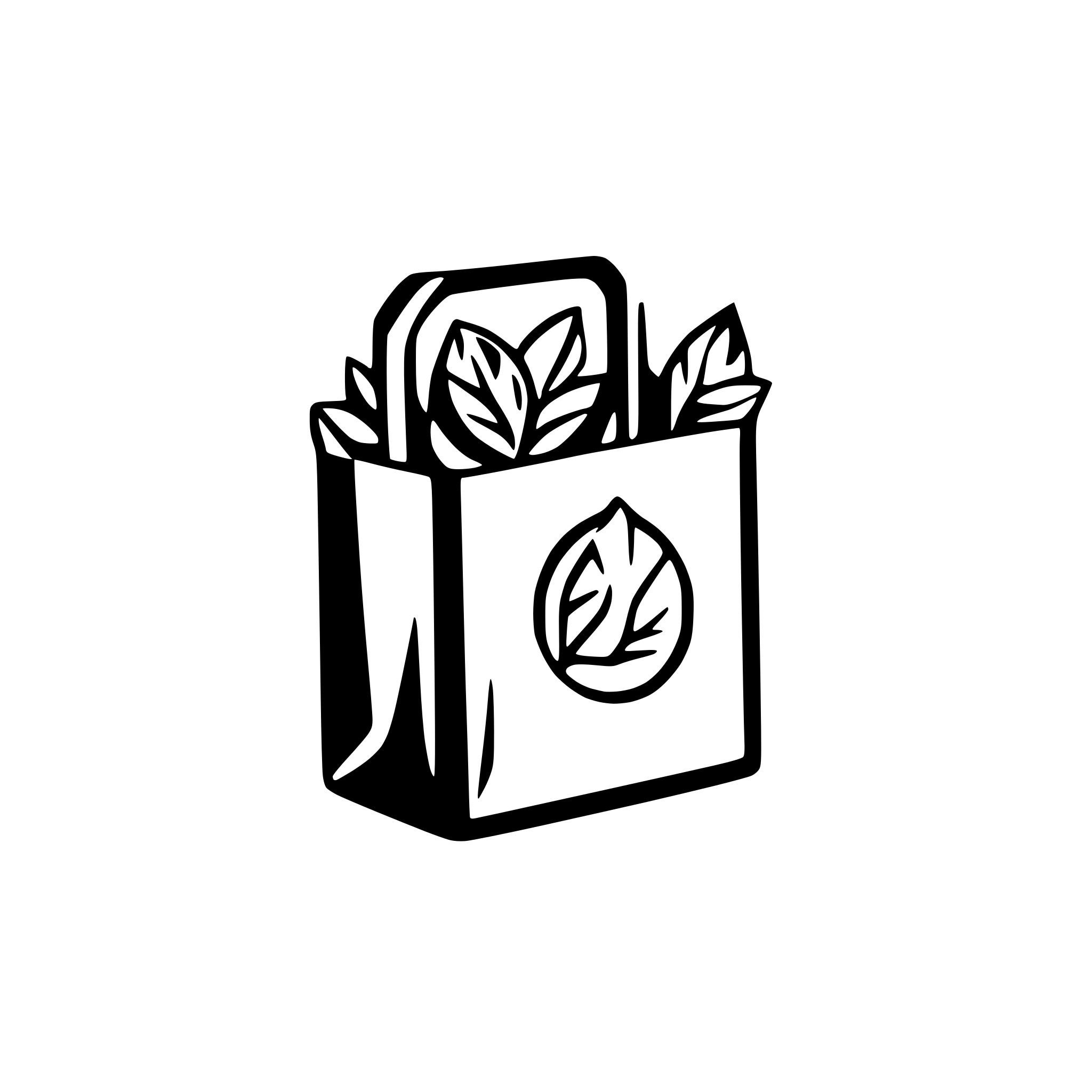 AI-generated SVG of a minimalist logo for recyclable packaging, minimalist design of plastic bags AI-generated SVG of a minimalist logo for recyclable packaging, minimalist design of plastic bags