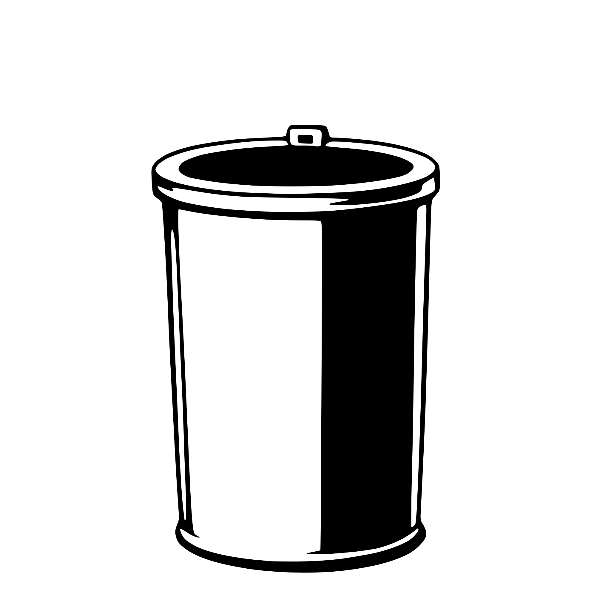 AI-generated SVG of 'trash bin'