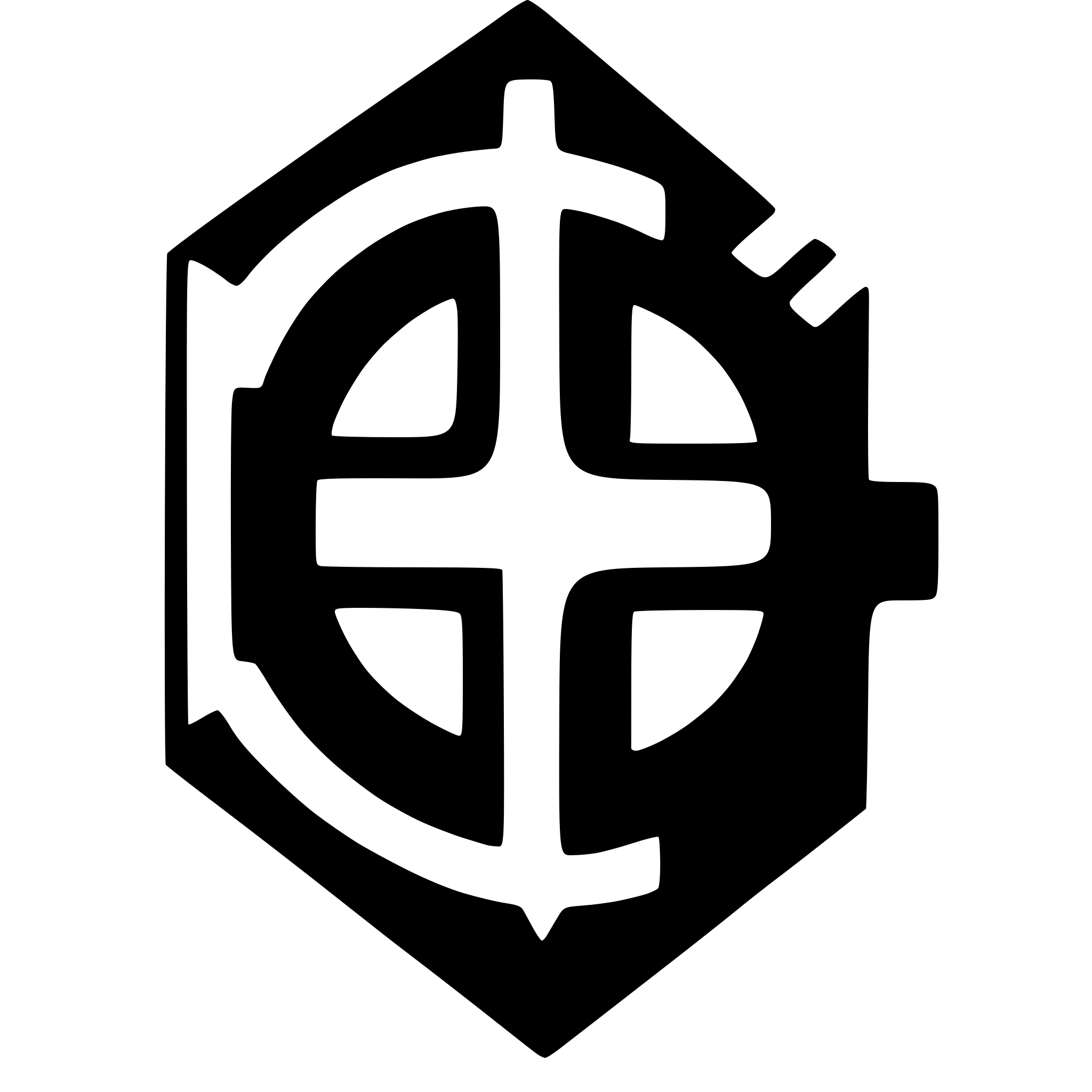 AI-generated SVG of a R+